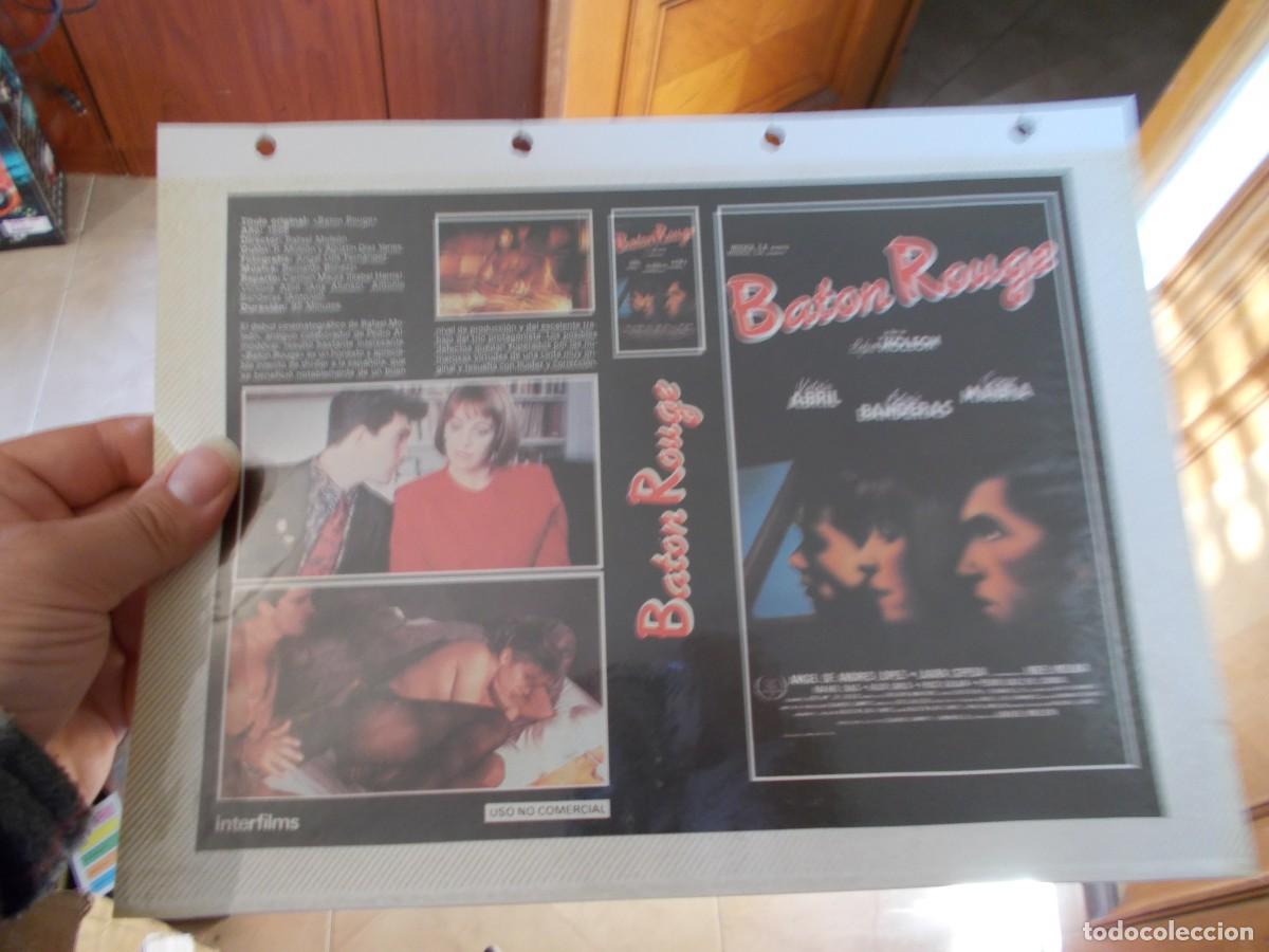 Cin&eacute;ma: BATON RANGE ,,CARATULA ,Y CARTEL,TAMA&Ntilde;O,FOLIO, ESTAN PEGADAS AL CARTON