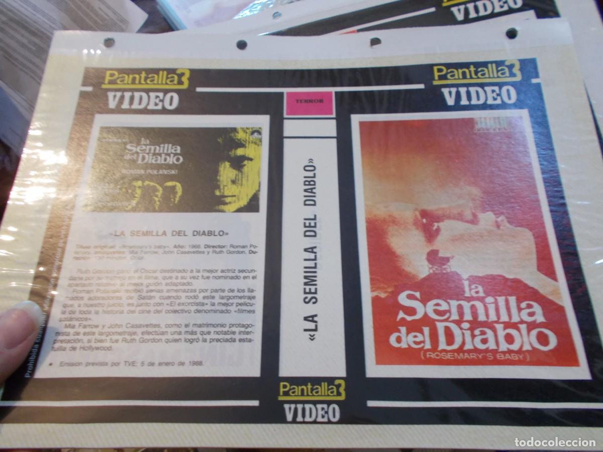 Cin&eacute;ma: LA SEMILLA DEL DIABLO,,SOLO CARATULA COMERCIAL,, ESTA PEGADA AL CARTON