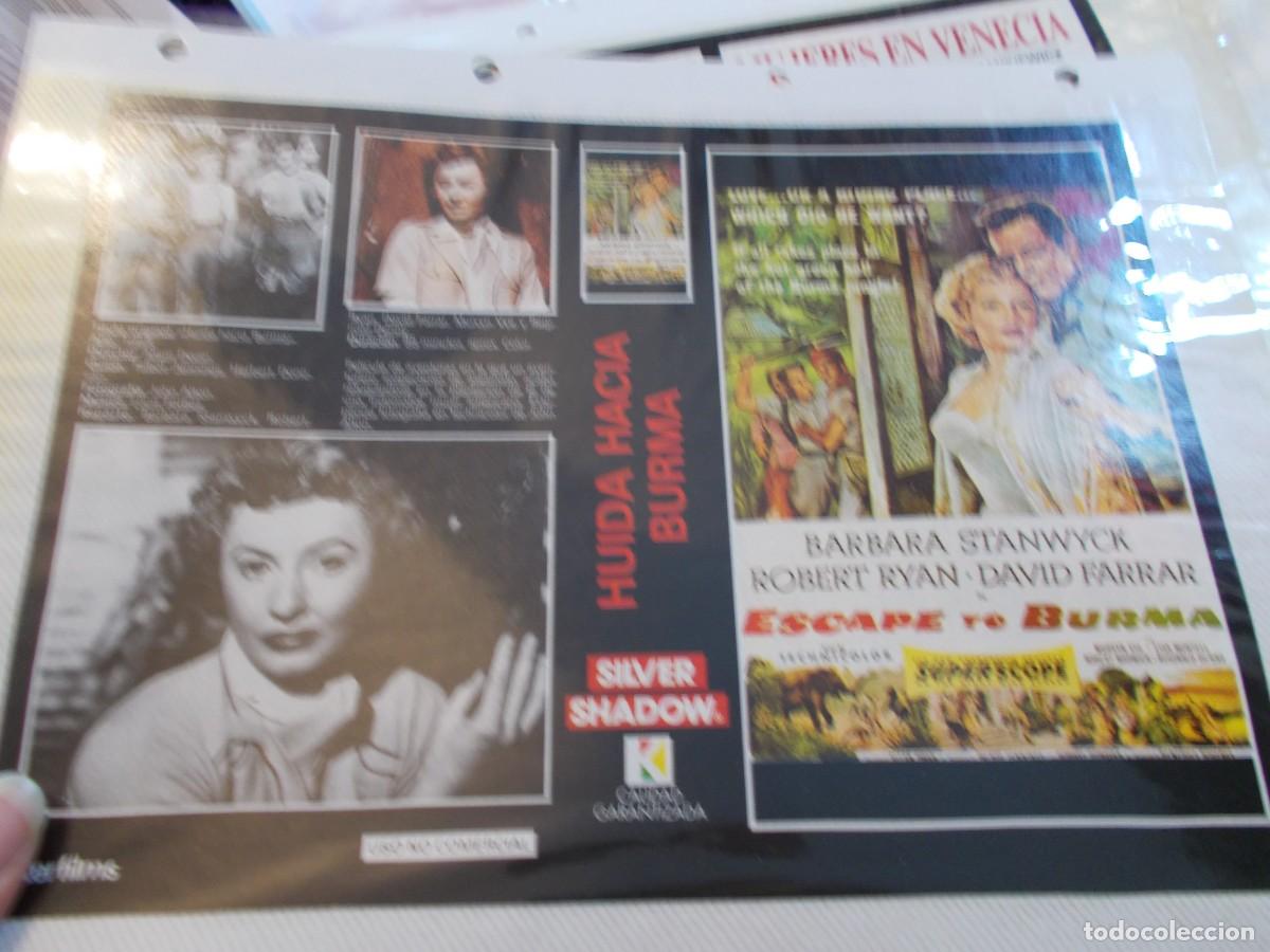 Cin&eacute;ma: HUIDA HACIA BURMA ,,SOLO CARATULA COMERCIAL,, ESTA PEGADA AL CARTON