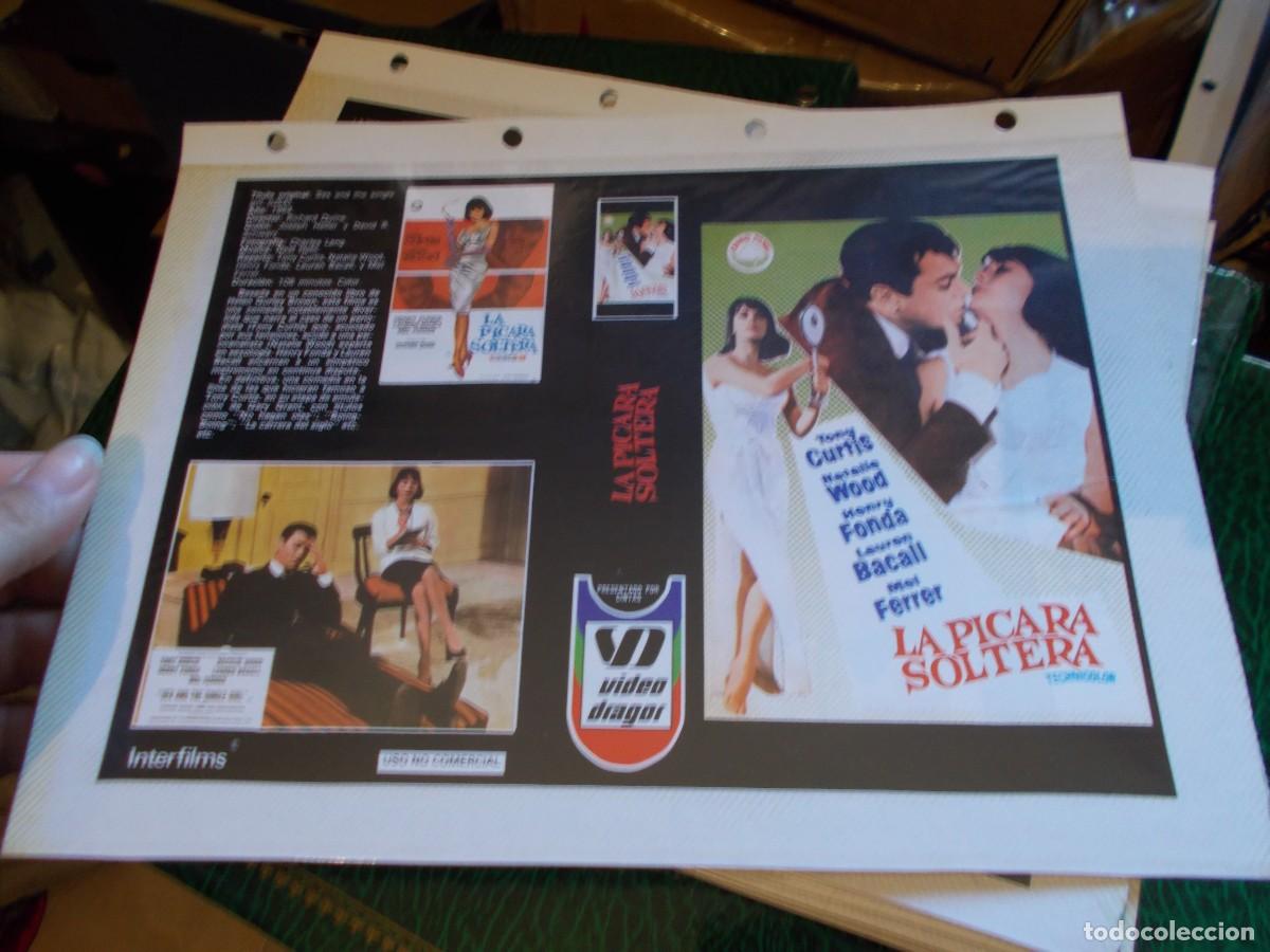 Cin&eacute;ma: LA PICARA SOLTERA ,,SOLO CARATULA,COMERCIAL ,,ESTA PEGADA AL CARTON ''A&Ntilde;OS 80 90