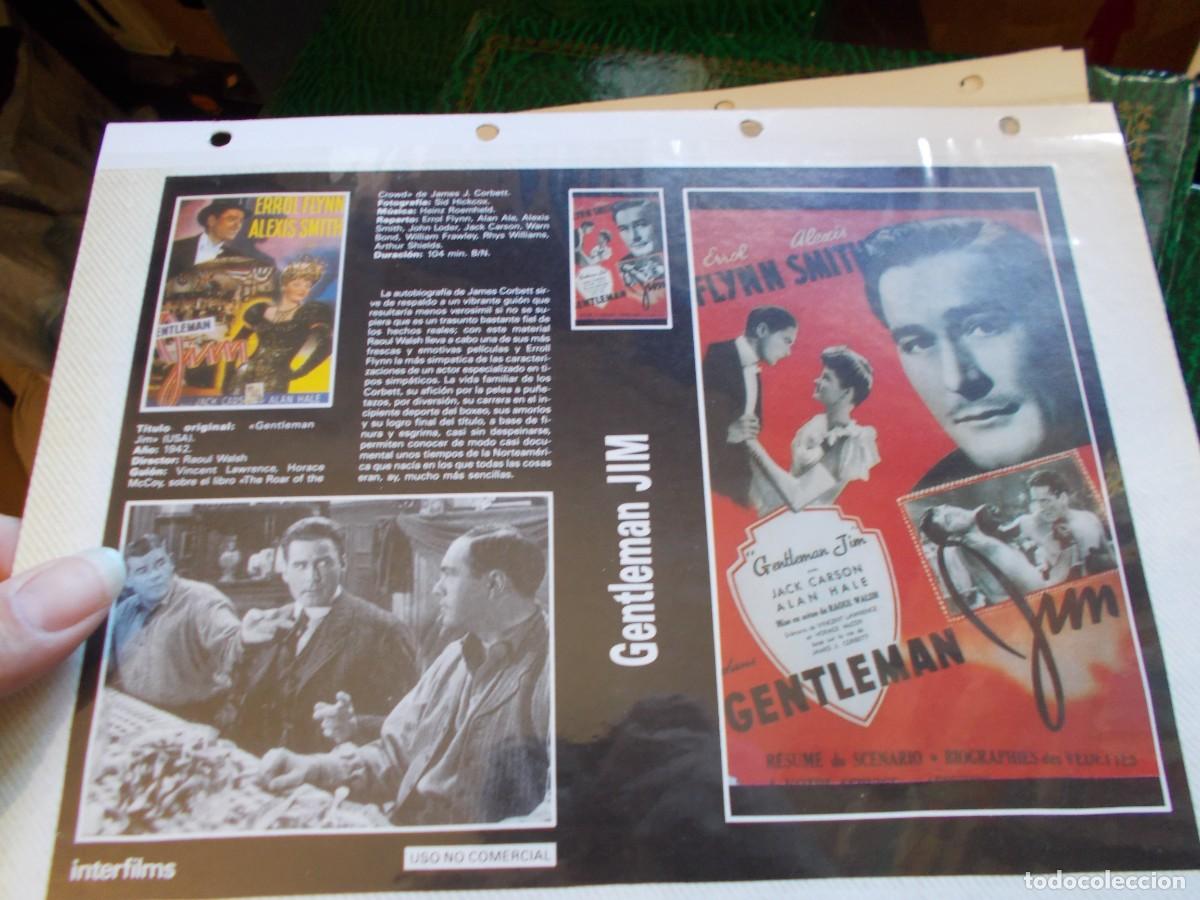 Cinema: GENTLEMAN JIM ,,SOLO CARATULA,COMERCIAL ,,ESTA PEGADA AL CARTON ''A&Ntilde;OS 80 90
