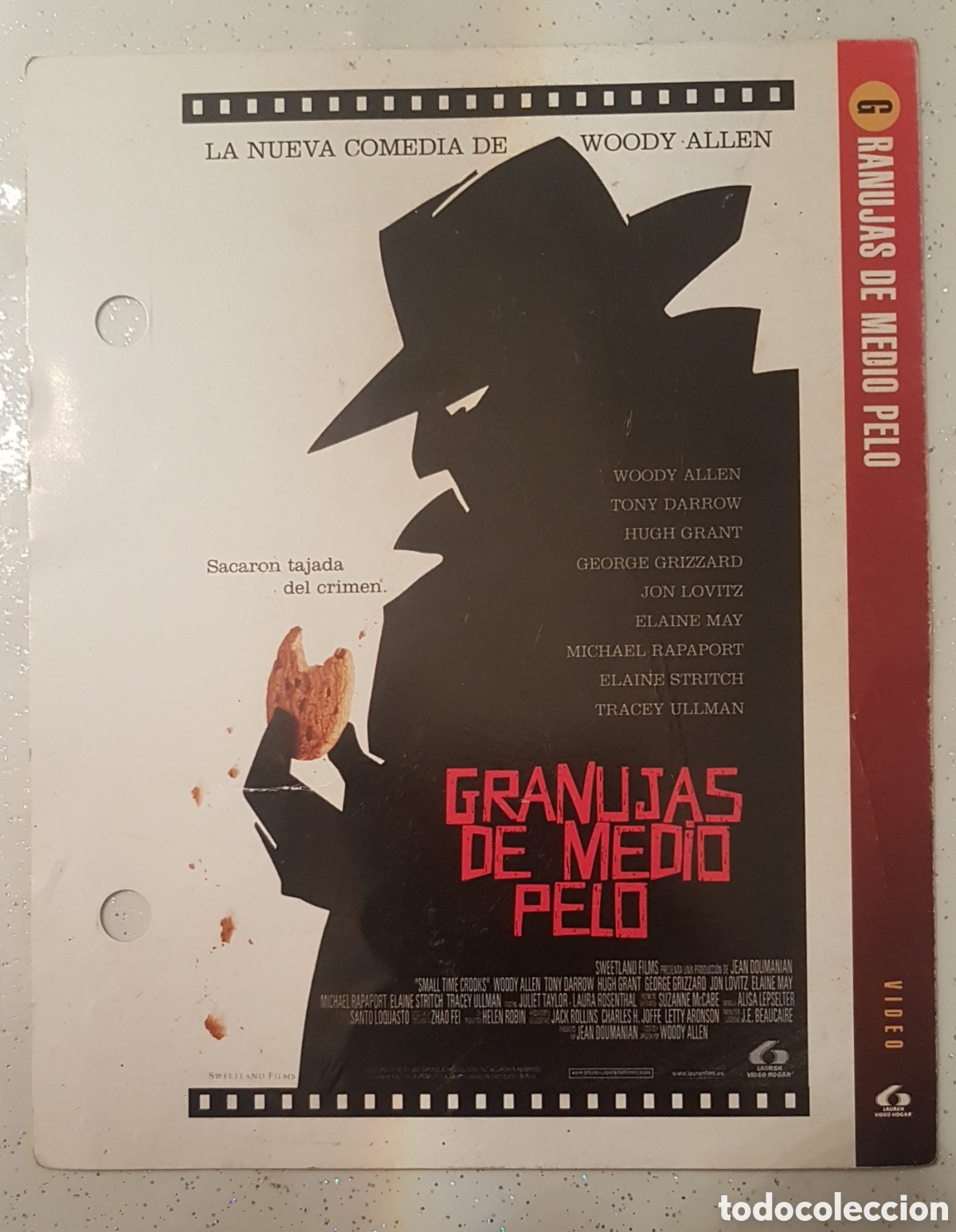 Cine: GRANUJAS DE MEDIO PELO . WOODY ALLEN. FOLLETO