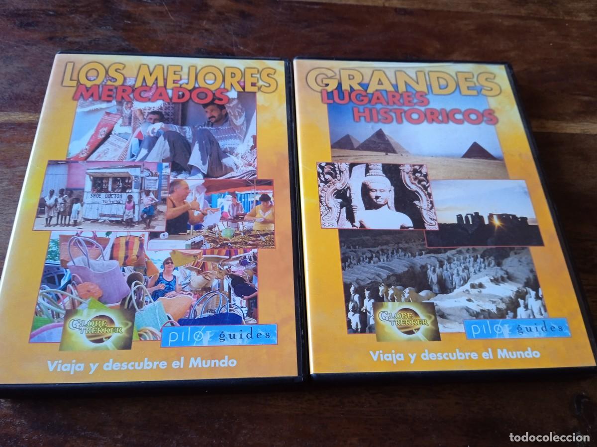 Cinema: Lote de 2 DVD - Grandes Lugares Historicos, Los Mejores Mercados - DVD original Pilot Guides 1999
