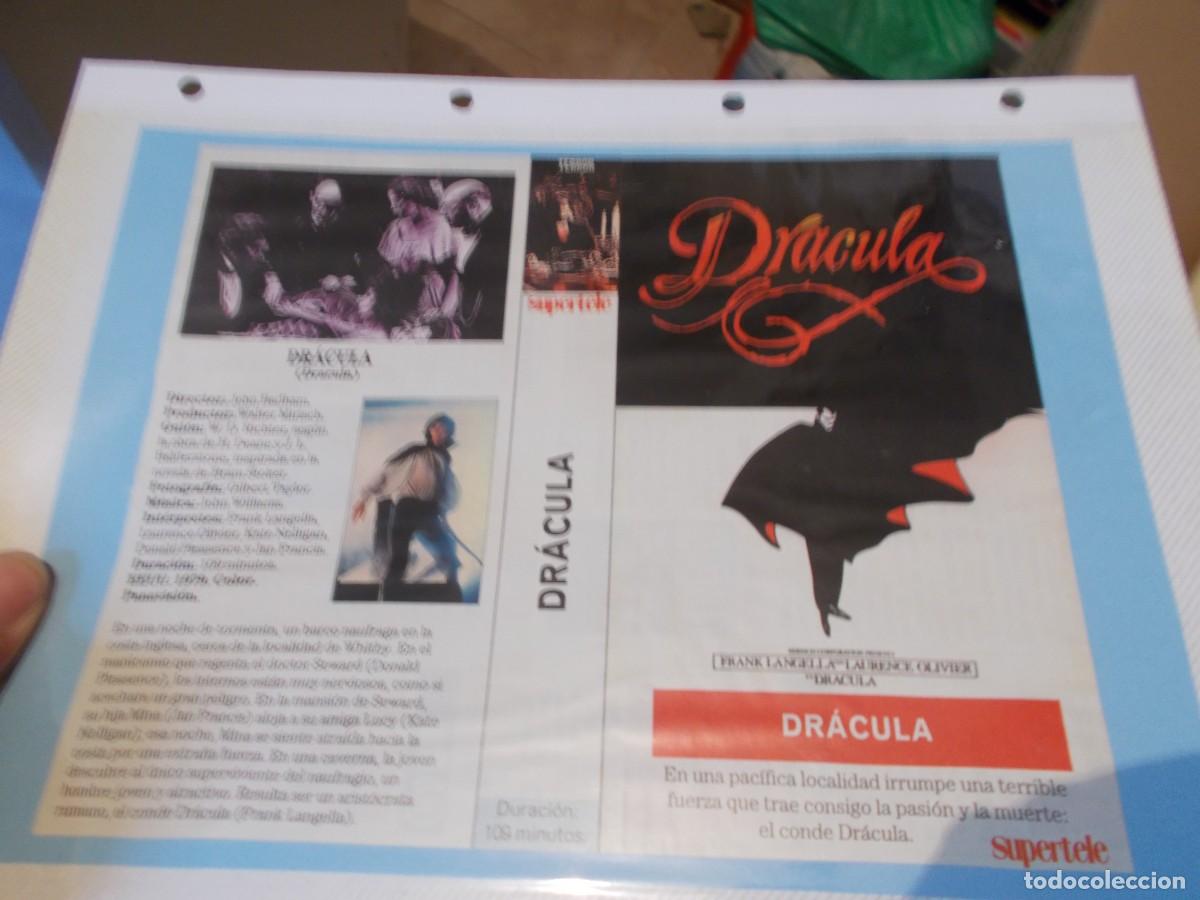 Cine: DRACULA CARATULA PEGADA AL CARTON SOLO CARATULA