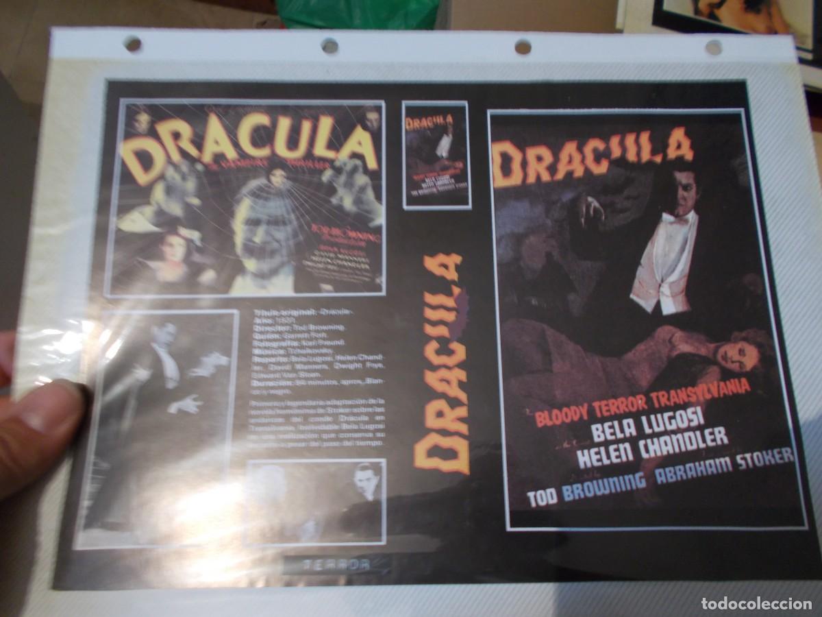 Cine: DRACULA , SOLO CARATULA ESTA PEGADA AL CARTON ,,,