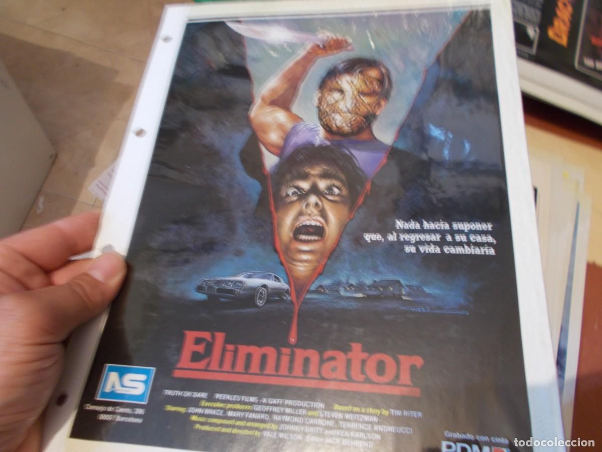Cinema: ELIMINATOR , SOLO RECORTE TAMA&Ntilde;O FOLIO ESTA PEGADA AL CARTON ,,,