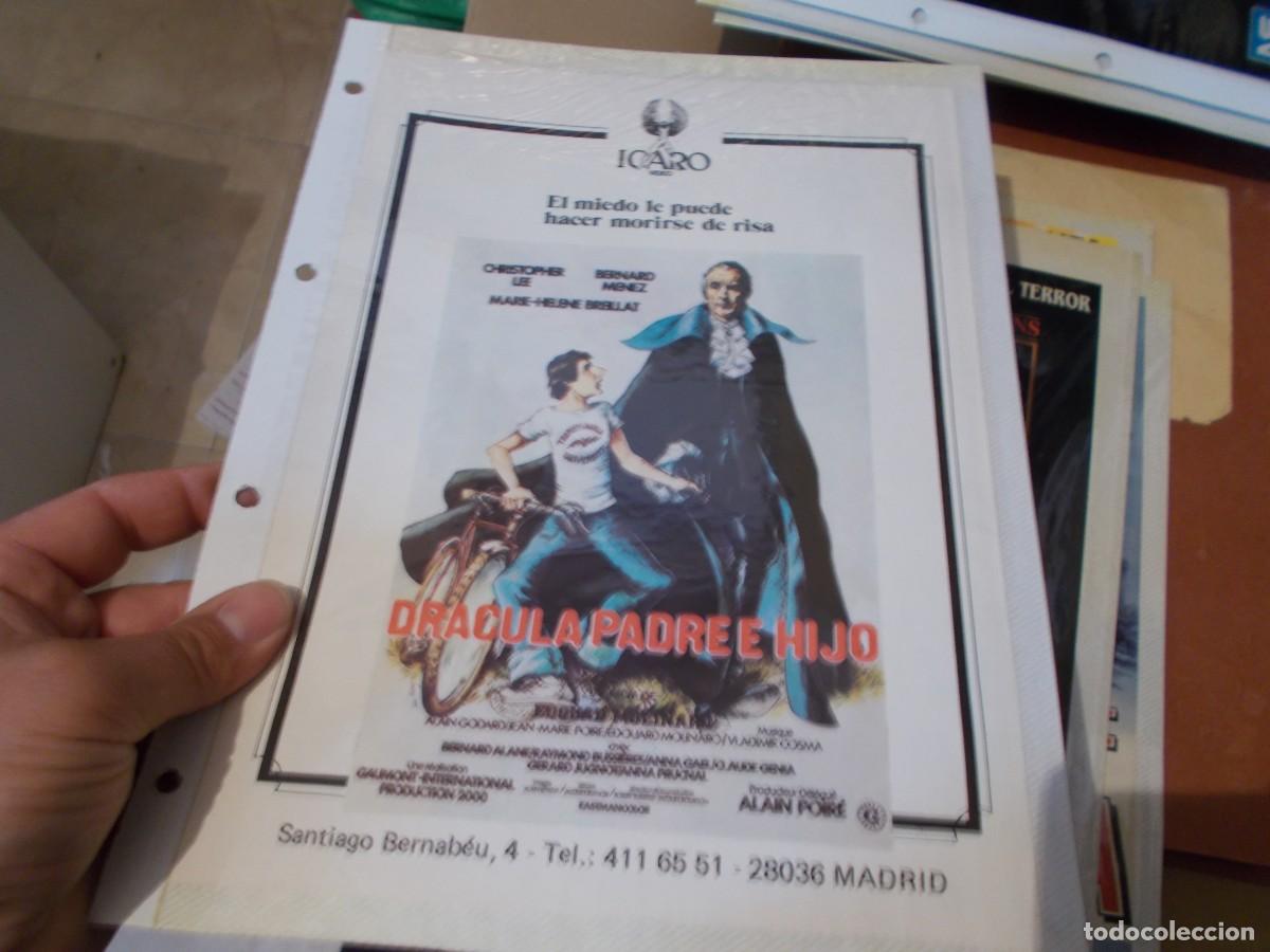 Cine: DRACULA PADRE E HIJO , SOLO FOLIO ESTA PEGADA AL CARTON ,,,