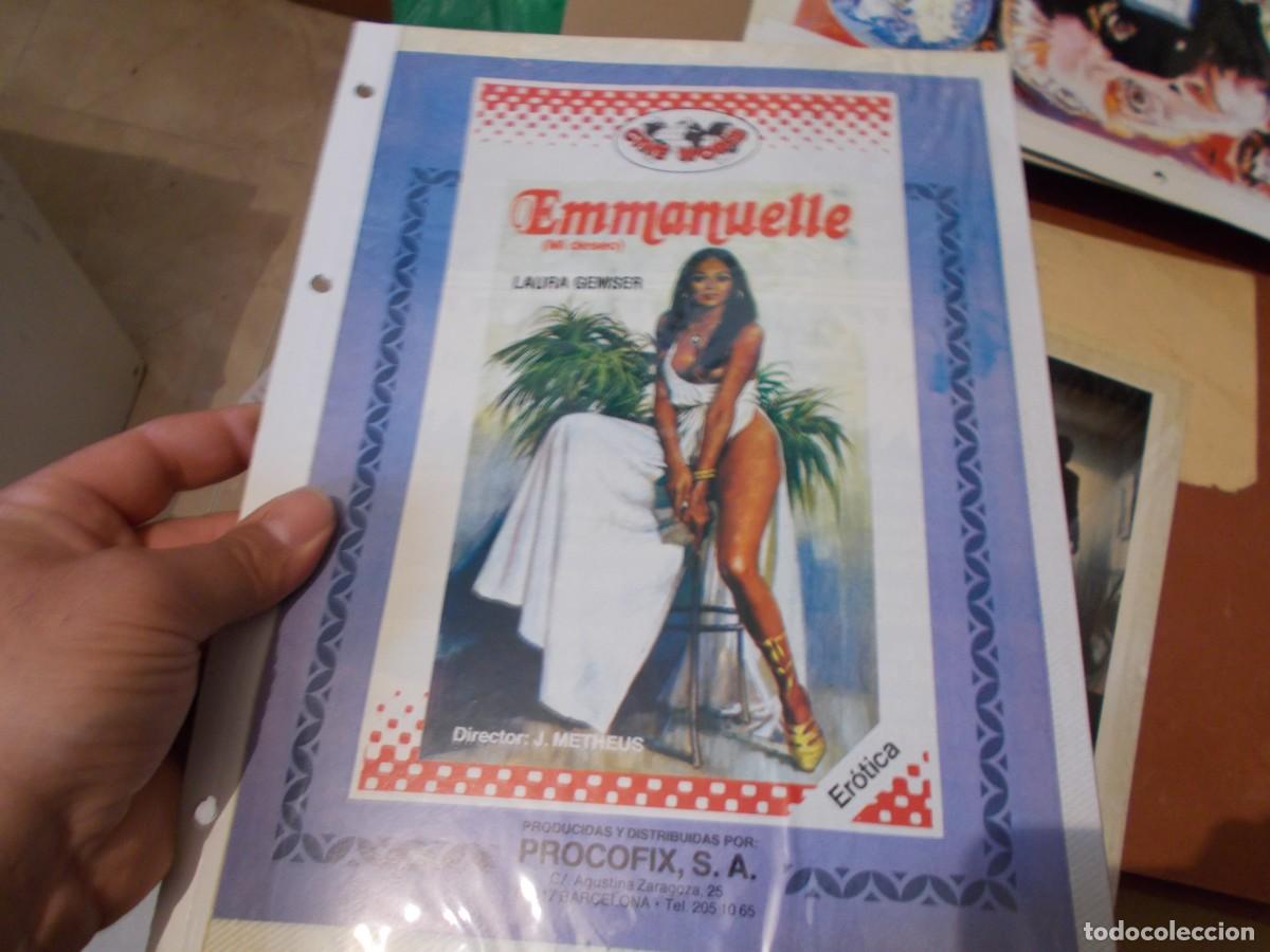 Cinema: EMMANUELLE ,, SOLO FOLIO ESTA PEGADA AL CARTON ,,,