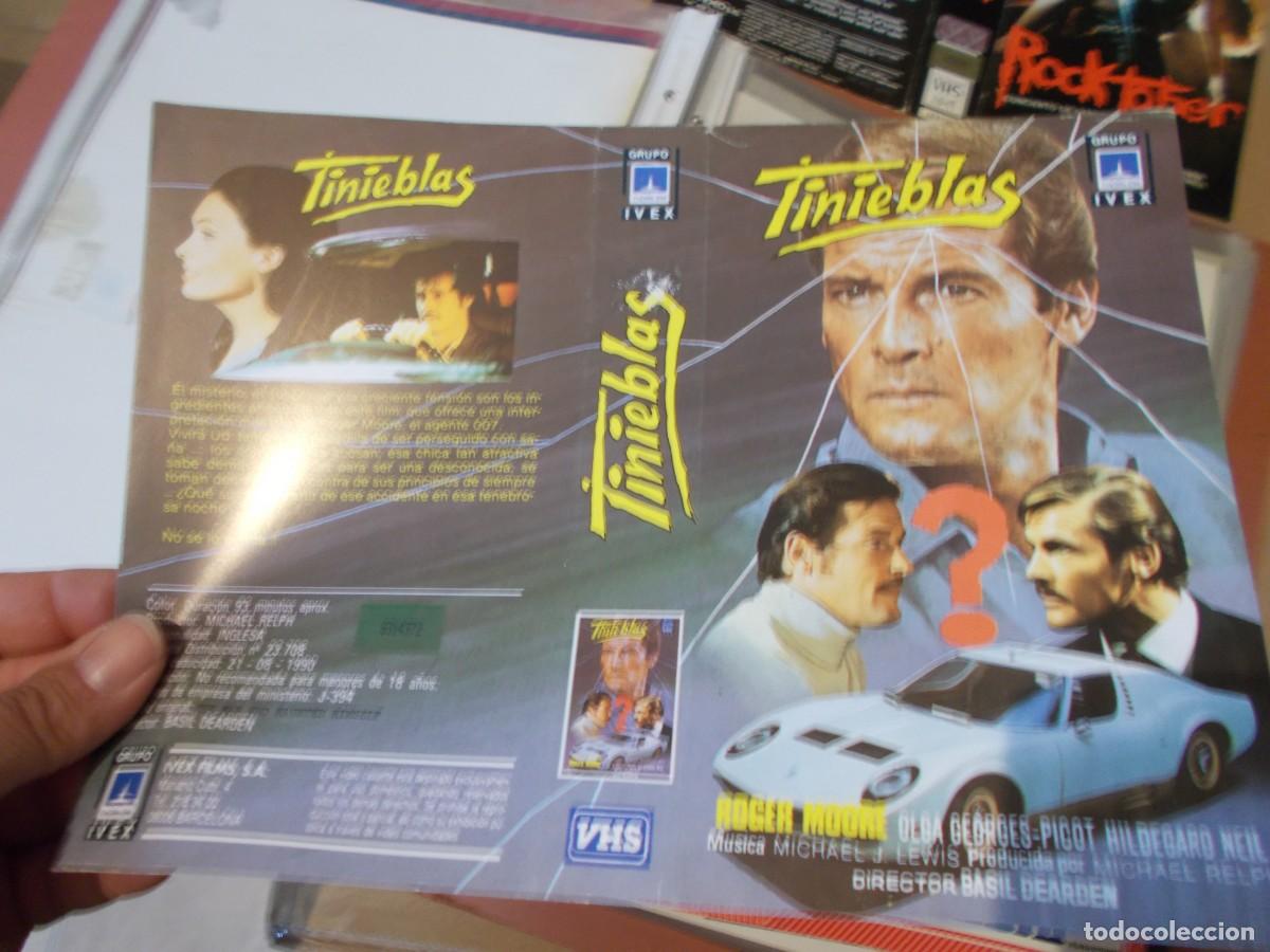 Cinema: TINIEBLAS CARATULA ORIGINAL PROCEDENTE DE VIDEO CLUB SOLO CARATULA