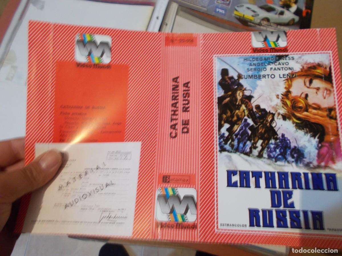 Cinema: CATHARINA DE RUSIA CARATULA ORIGINAL PROCEDENTE DE VIDEO CLUB SOLO CARATULA