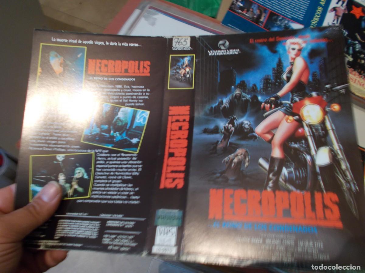 Cinema: NECROPOLIS CARATULA ORIGINAL PROCEDENTE DE VIDEO CLUB SOLO CARATULA
