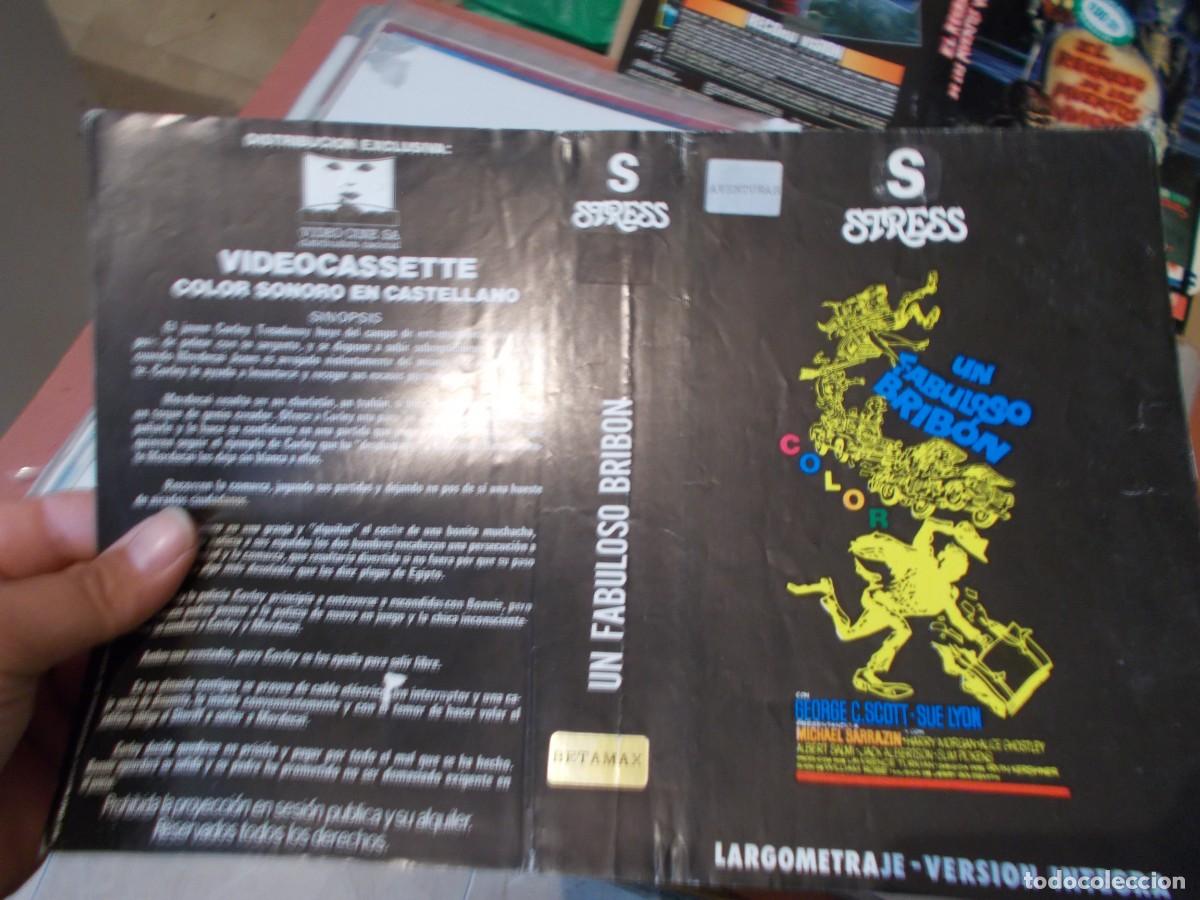 Cinema: UN FABULOSO BRIBON CARATULA ORIGINAL PROCEDENTE DE VIDEO CLUB SOLO CARATULA