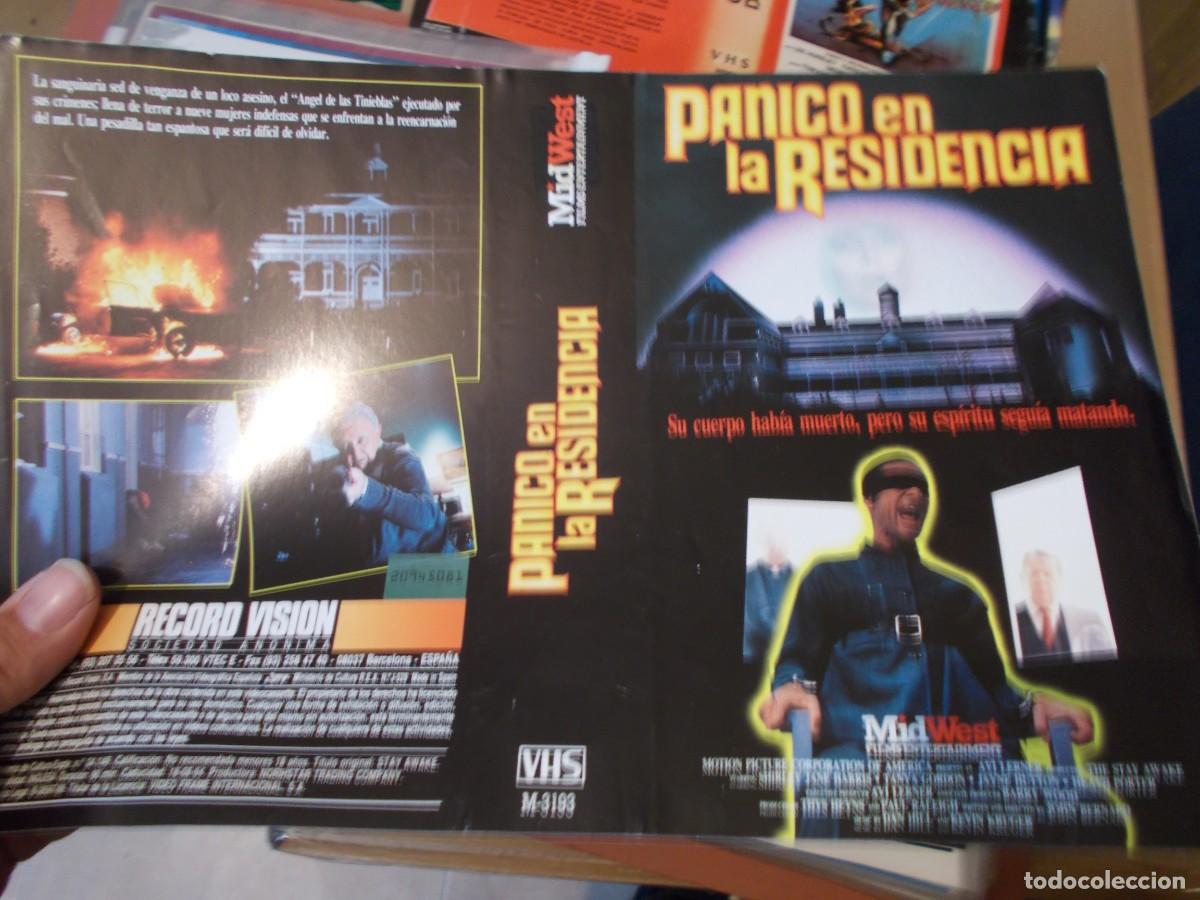 Cinema: PANICO EN LA RESIDENCIA CARATULA ORIGINAL PROCEDENTE DE VIDEO CLUB SOLO CARATULA