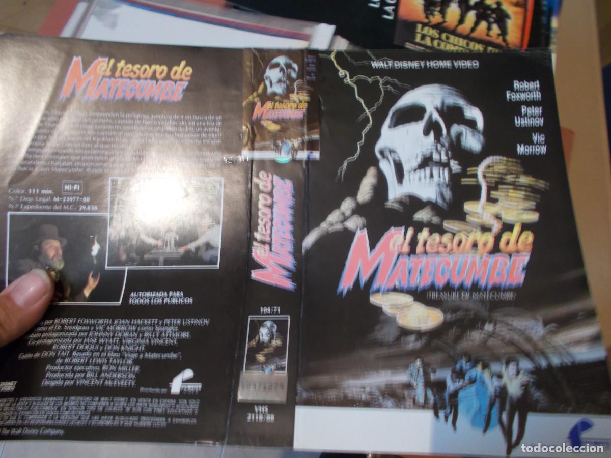 Cinema: EL TESORO DE MATECUMBRE CARATULA ORIGINAL PROCEDENTE DE VIDEO CLUB SOLO CARATULA