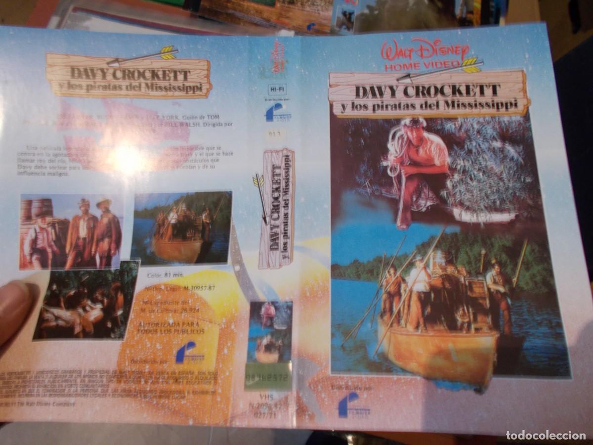 Cinema: DAVY CROCKETT.EN EL MISSIPPI. (ORIGINAL DE VIDEO CLUB) (SOLO CARATULA)