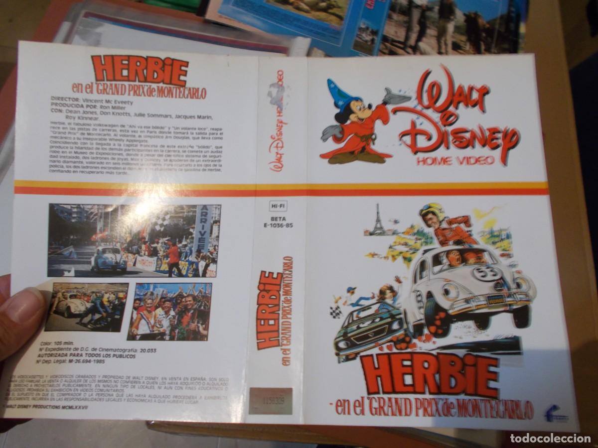 Cinema: HERBIE EN EL GRAND PRIX CARATULA ORIGINAL PROCEDENTE DE VIDEO CLUB SOLO CARATULA