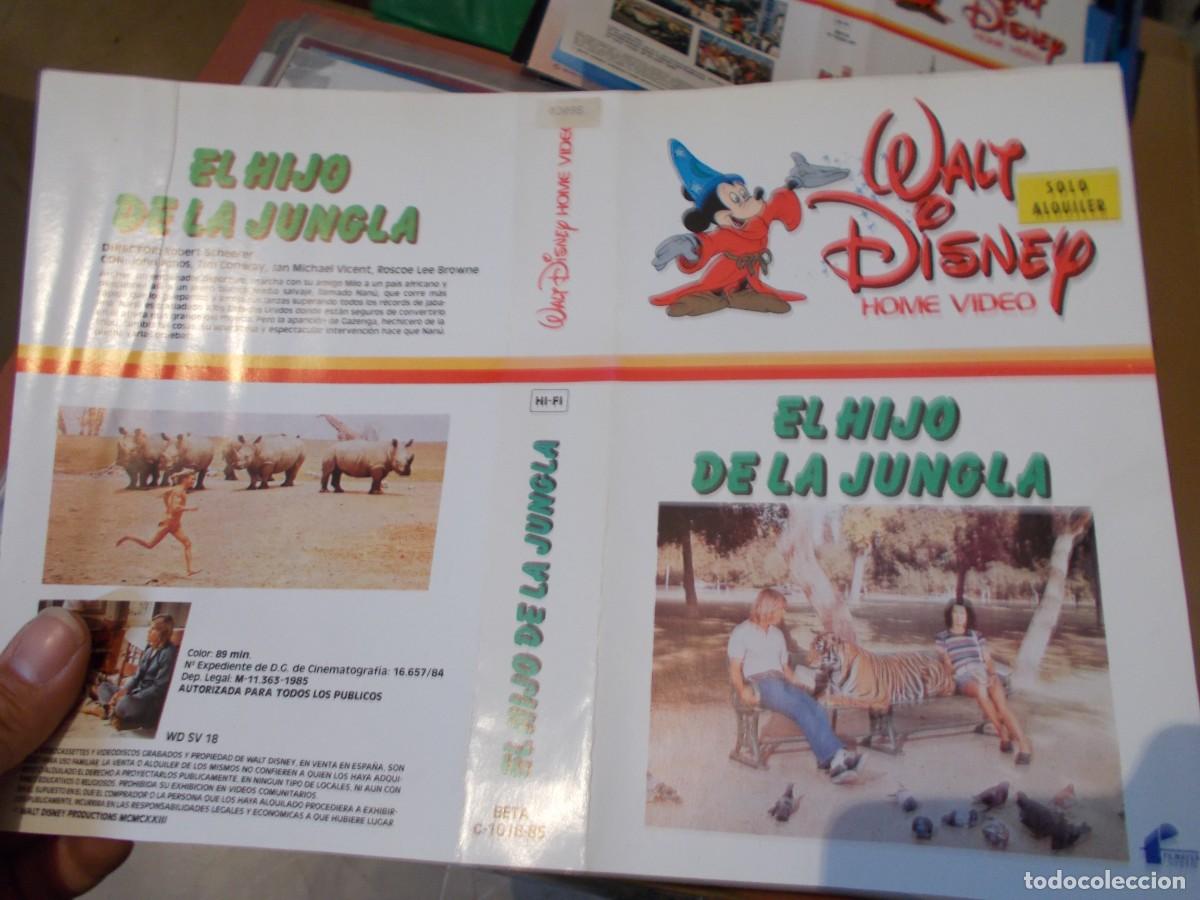 Cinema: EL HIJO DE LA JUNGLA CARATULA ORIGINAL PROCEDENTE DE VIDEO CLUB SOLO CARATULA