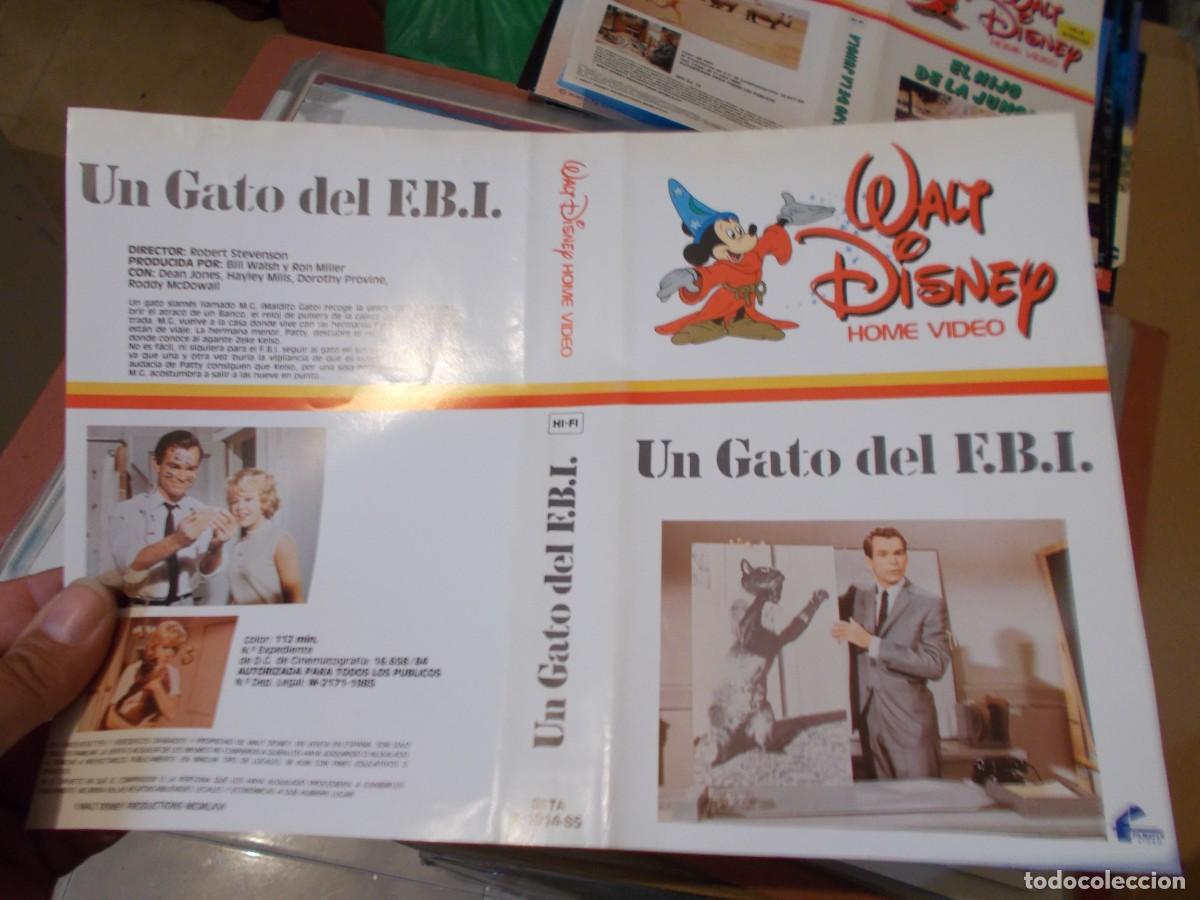 Cinema: UN GATO DEL F.B.I. CARATULA ORIGINAL PROCEDENTE DE VIDEO CLUB SOLO CARATULA