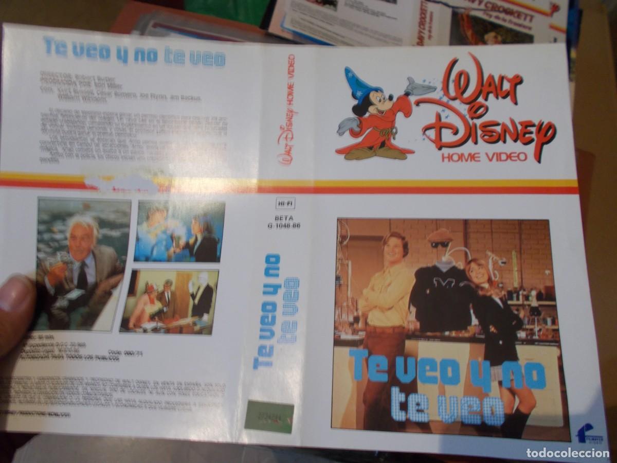 Cinema: TE VEO Y NO TE VEO CARATULA ORIGINAL PROCEDENTE DE VIDEO CLUB SOLO CARATULA