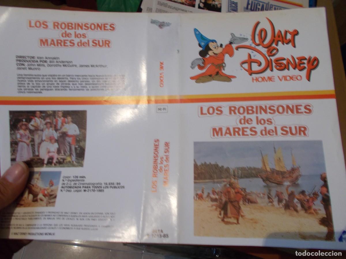 Cinema: LOS ROBINSONES DE LOS MARES DEL SUR CARATULA ORIGINAL PROCEDENTE DE VIDEO CLUB SOLO CARATULA
