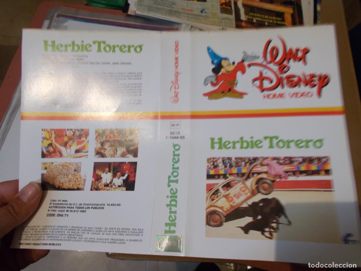 Cinema: HERBIE TORERO CARATULA ORIGINAL PROCEDENTE DE VIDEO CLUB SOLO CARATULA