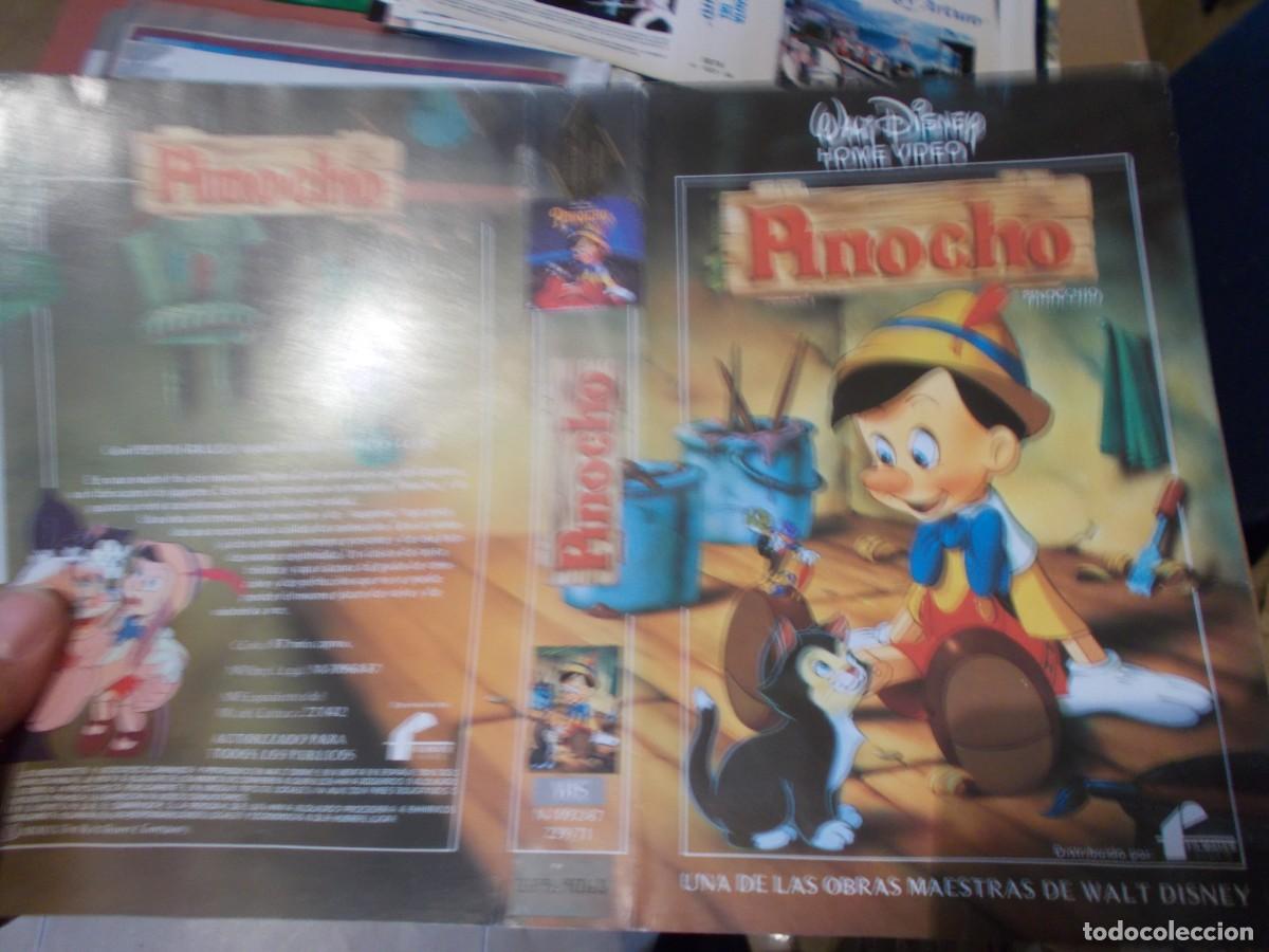 Cine: PINOCHO CARATULA ORIGINAL PROCEDENTE DE VIDEO CLUB SOLO CARATULA