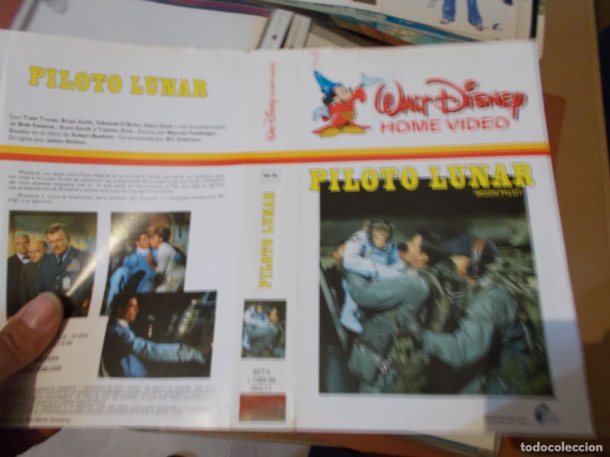 Cinema: PILOTO LUNAR CARATULA ORIGINAL PROCEDENTE DE VIDEO CLUB SOLO CARATULA