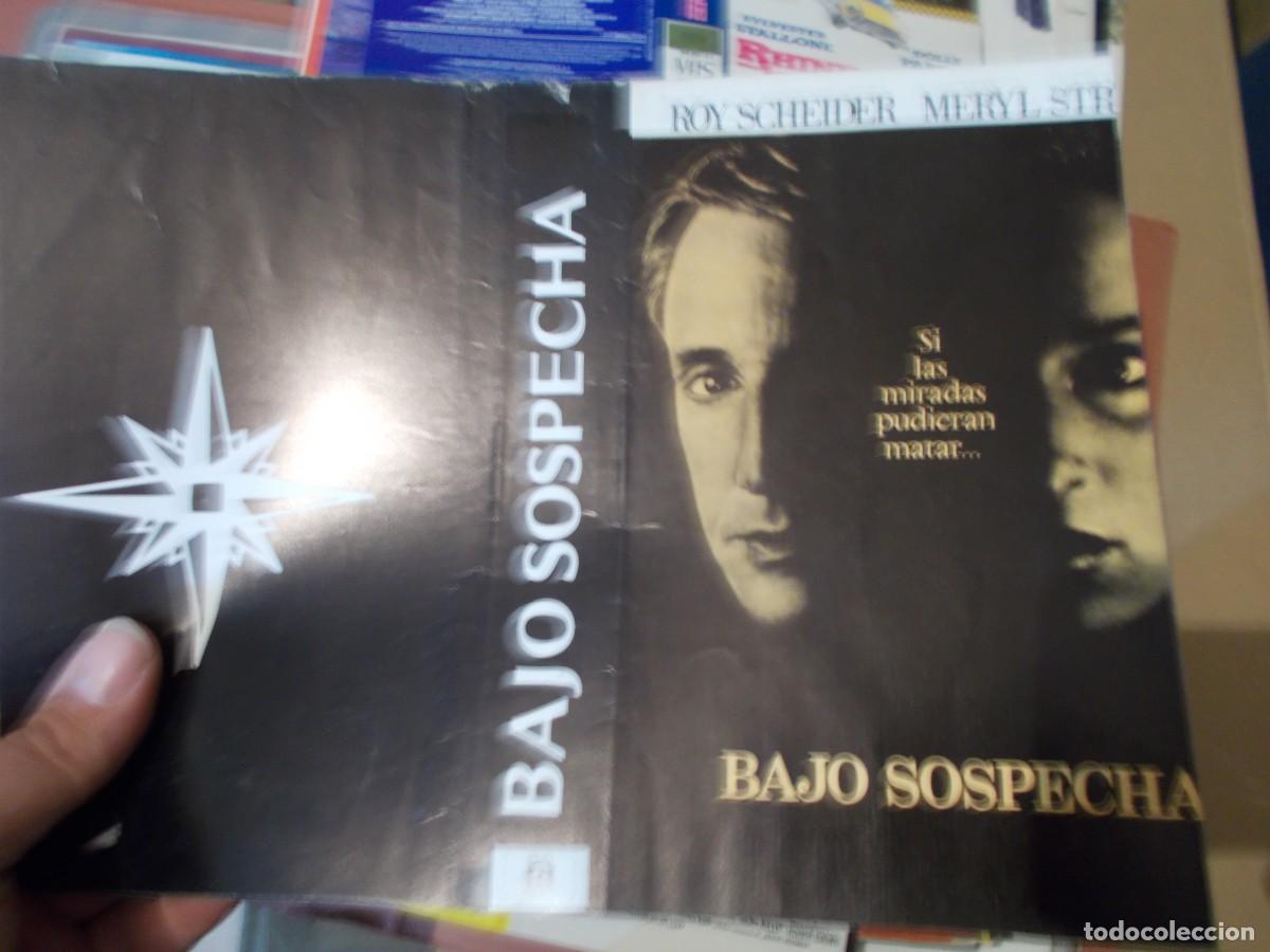 Cinema: BAJO SOSPECHA CARATULA ORIGINAL PROCEDENTE DE VIDEO CLUB SOLO CARATULA