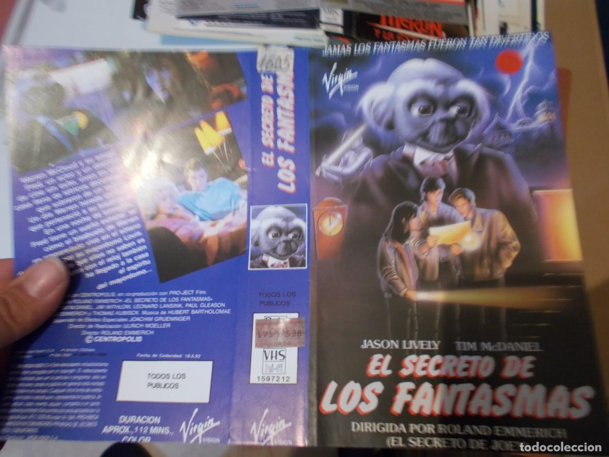 Cin&eacute;ma: EL SECRETO DE LOS FANTASMAS CARATULA ORIGINAL PROCEDENTE DE VIDEO CLUB SOLO CARATULA