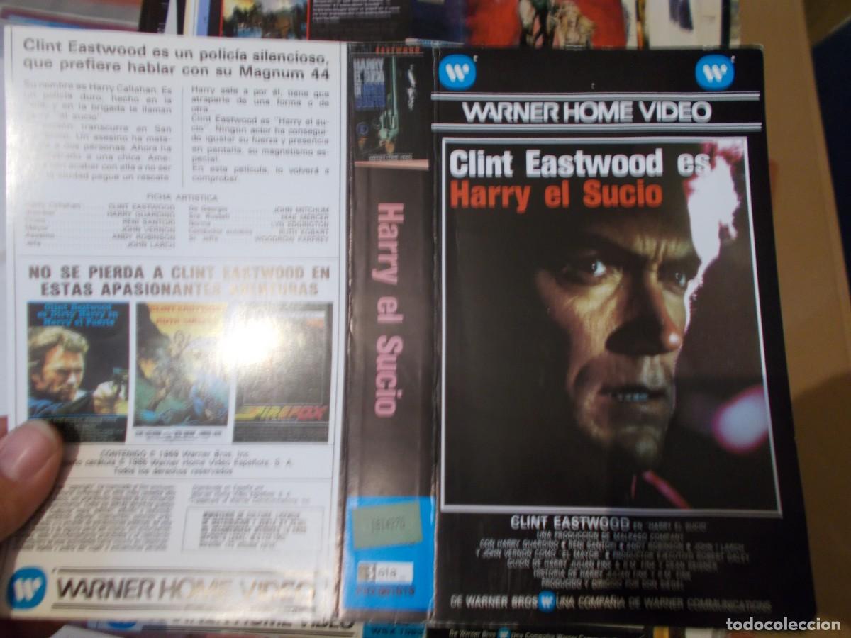 Cin&eacute;ma: HARRY EL SUCIO- CARATULA ORIGINAL PROCEDENTE DE VIDEO CLUB SOLO CARATULA