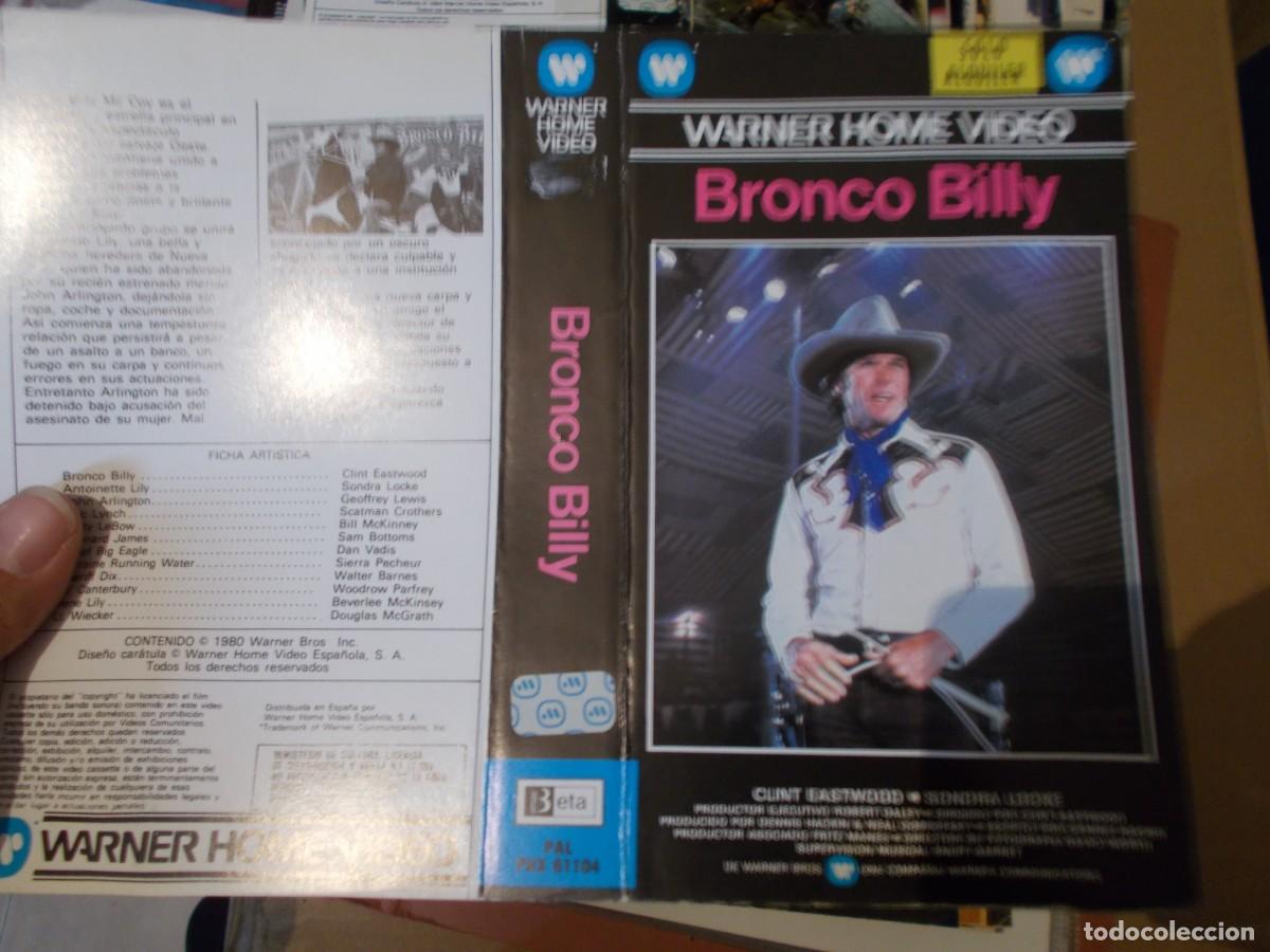 Cin&eacute;ma: BRONCO BILLY- CARATULA ORIGINAL PROCEDENTE DE VIDEO CLUB SOLO CARATULA