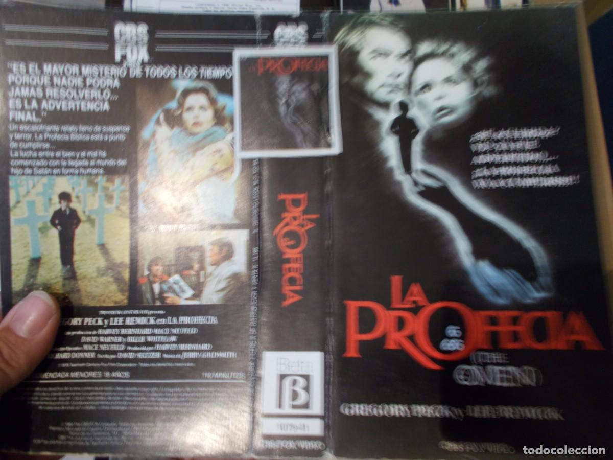 Cin&eacute;ma: LA PROFECIA- CARATULA ORIGINAL PROCEDENTE DE VIDEO CLUB SOLO CARATULA