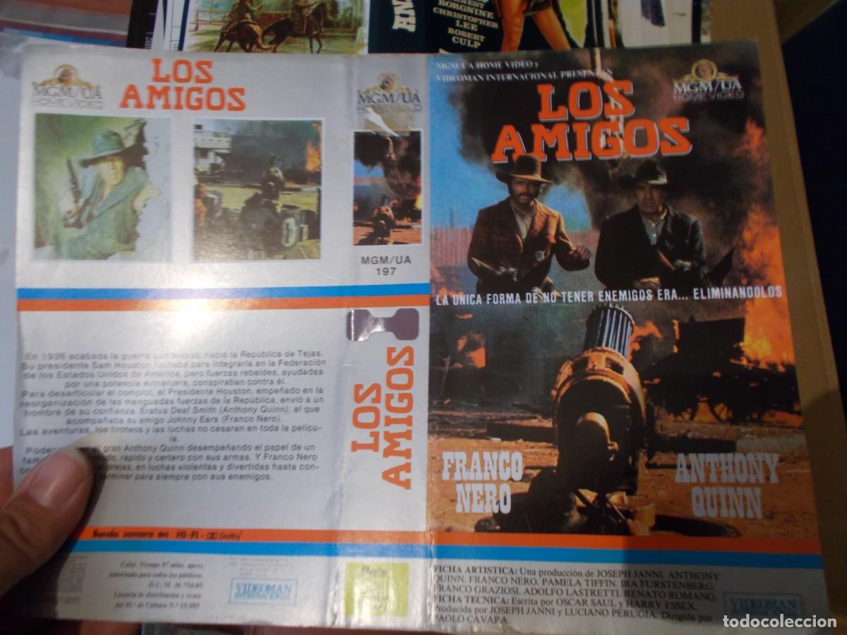 Cin&eacute;ma: LOS DOS AMIGOS- CARATULA ORIGINAL PROCEDENTE DE VIDEO CLUB SOLO CARATULA