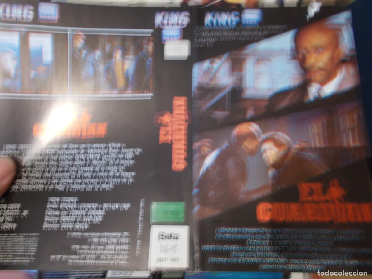 Cin&eacute;ma: EL GUARDIAN- CARATULA ORIGINAL PROCEDENTE DE VIDEO CLUB SOLO CARATULA