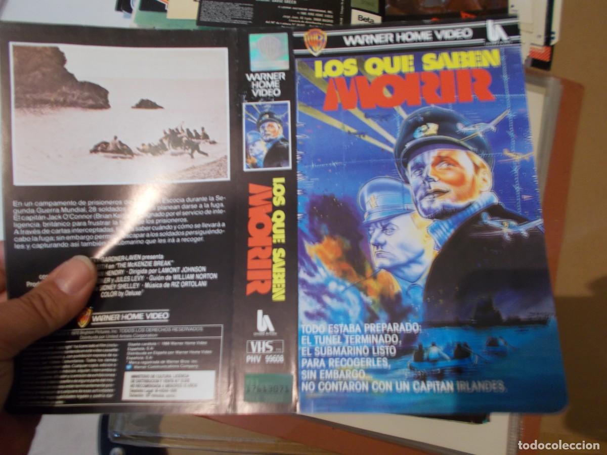 Cin&eacute;ma: LOS QUE SABEN MORIR- CARATULA ORIGINAL PROCEDENTE DE VIDEO CLUB SOLO CARATULA