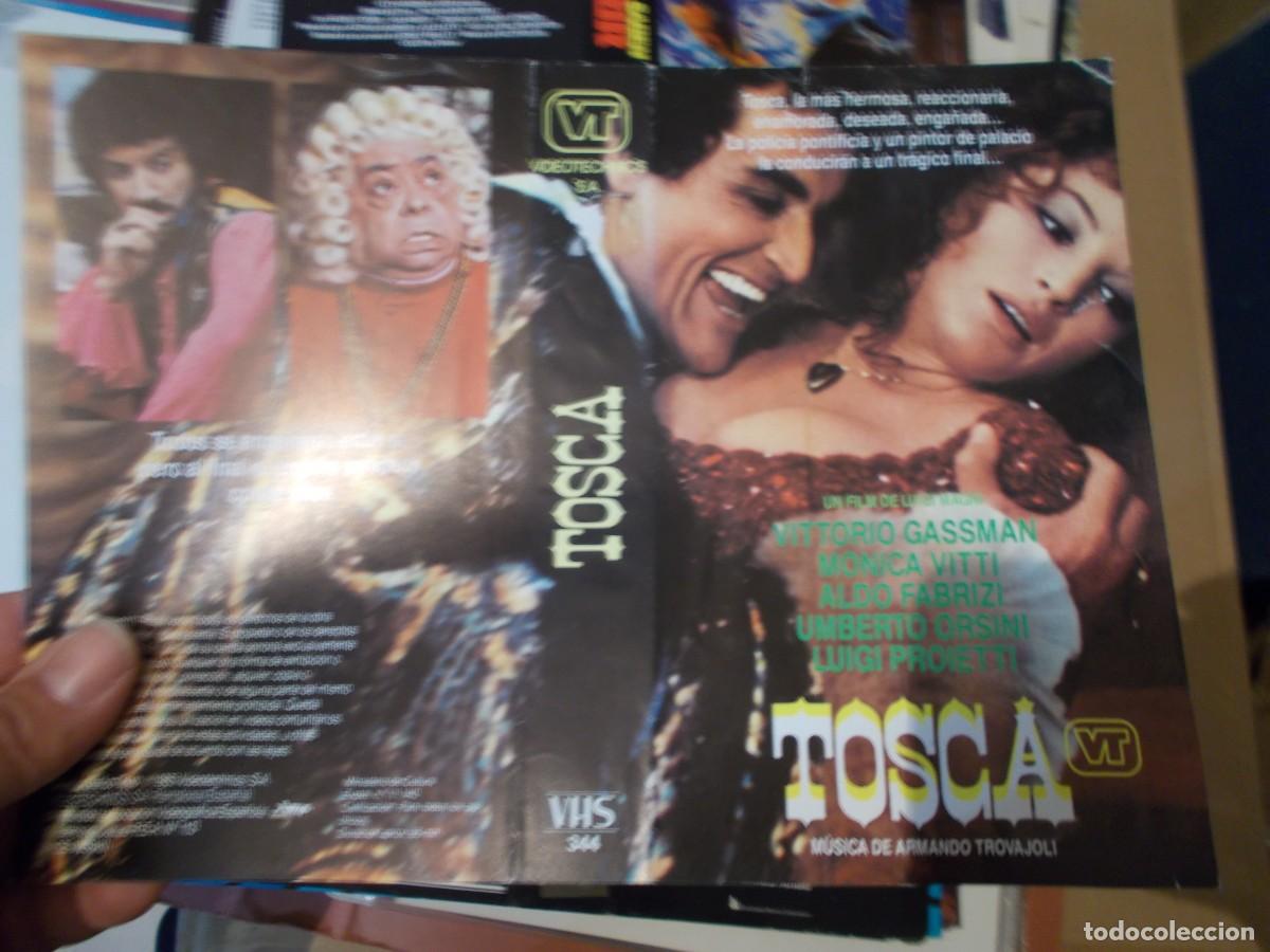 Cin&eacute;ma: TOSCA- CARATULA ORIGINAL PROCEDENTE DE VIDEO CLUB SOLO CARATULA