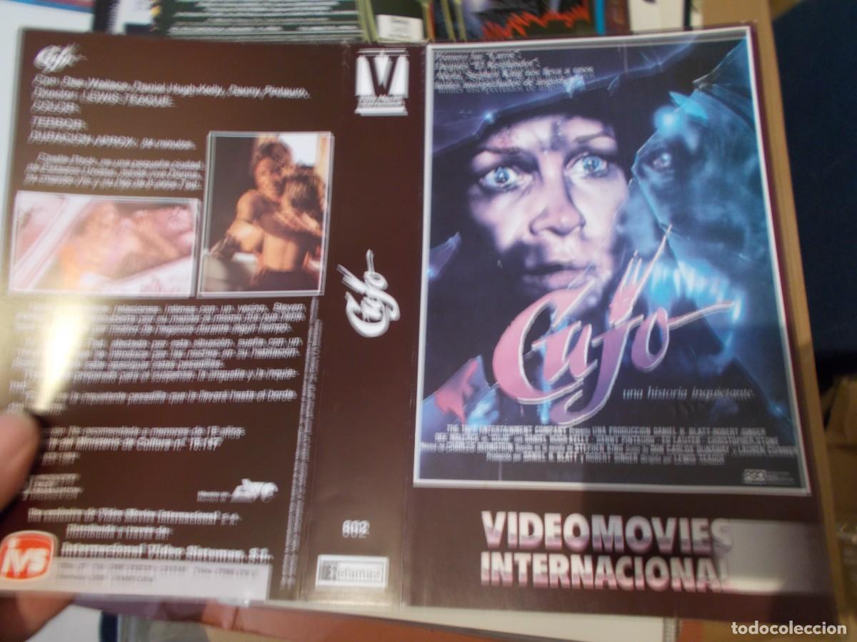 Cin&eacute;ma: CUJO- CARATULA ORIGINAL PROCEDENTE DE VIDEO CLUB SOLO CARATULA