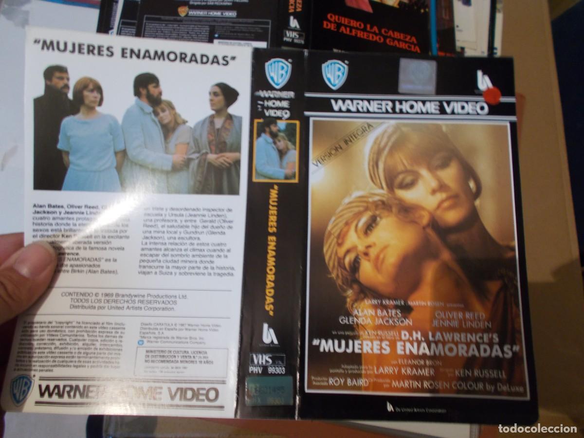 Cin&eacute;ma: MUJERES ENAMORADAS- CARATULA ORIGINAL PROCEDENTE DE VIDEO CLUB SOLO CARATULA