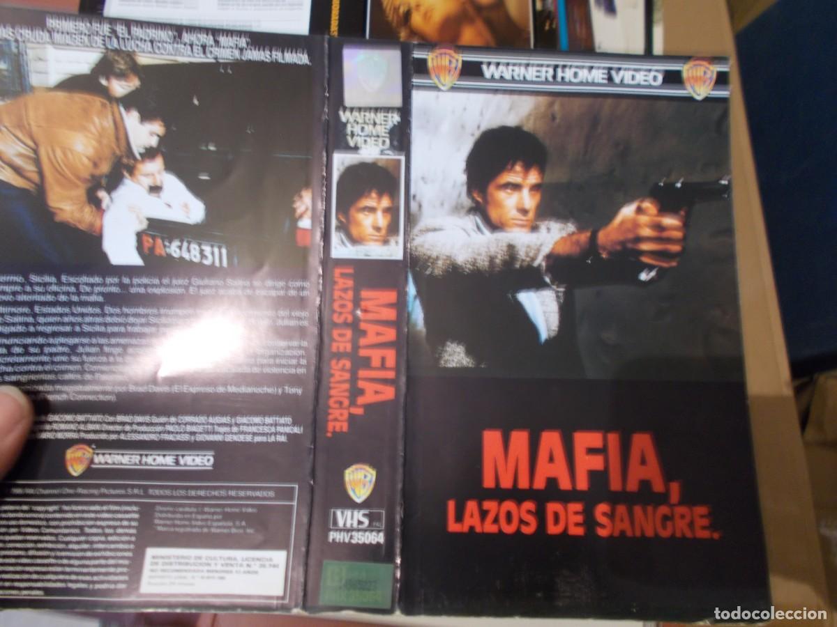 Cin&eacute;ma: MAFIA LAZOS DE SANGRE- CARATULA ORIGINAL PROCEDENTE DE VIDEO CLUB SOLO CARATULA