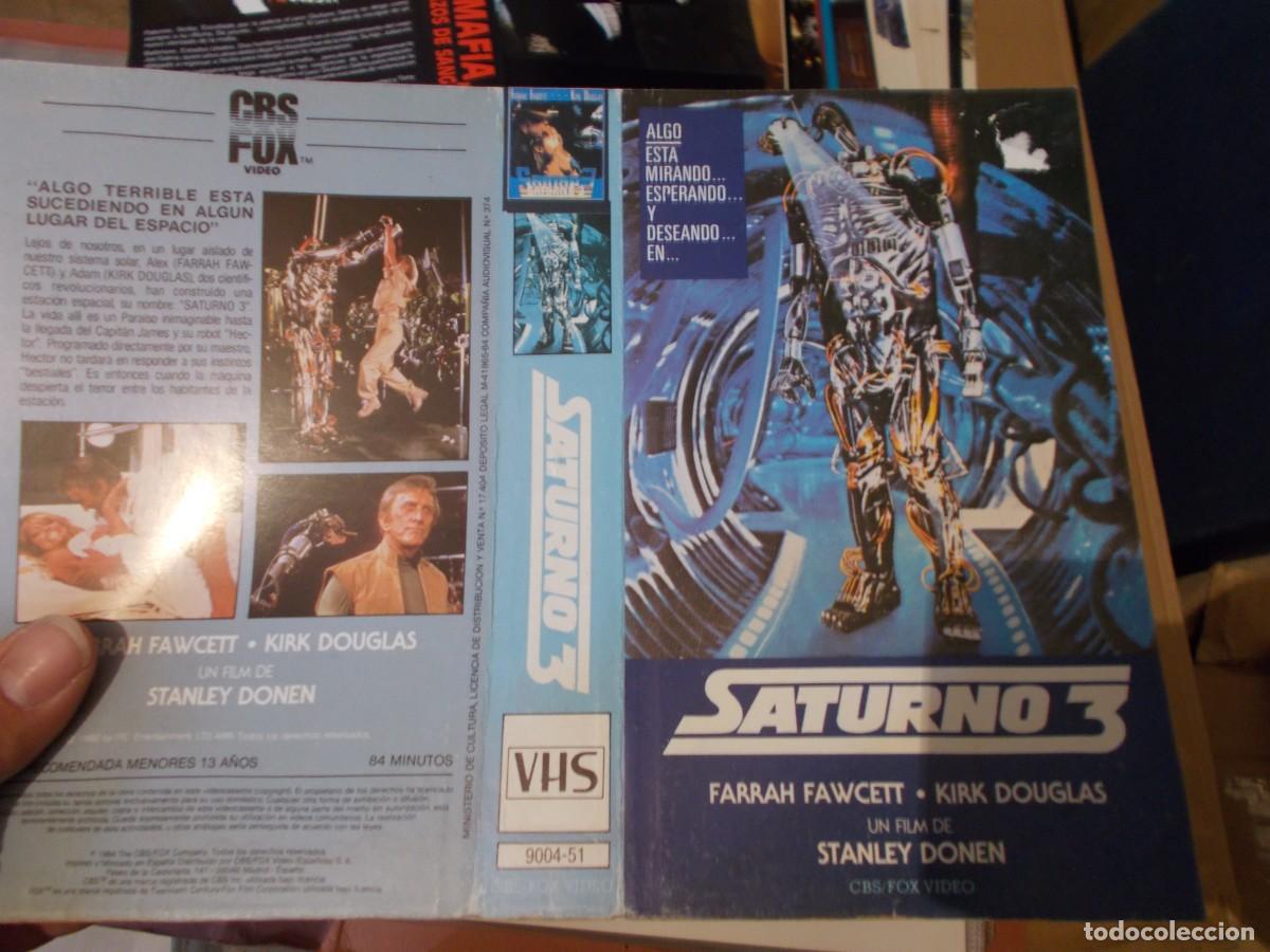 Cin&eacute;ma: SATURNO 3- CARATULA ORIGINAL PROCEDENTE DE VIDEO CLUB SOLO CARATULA