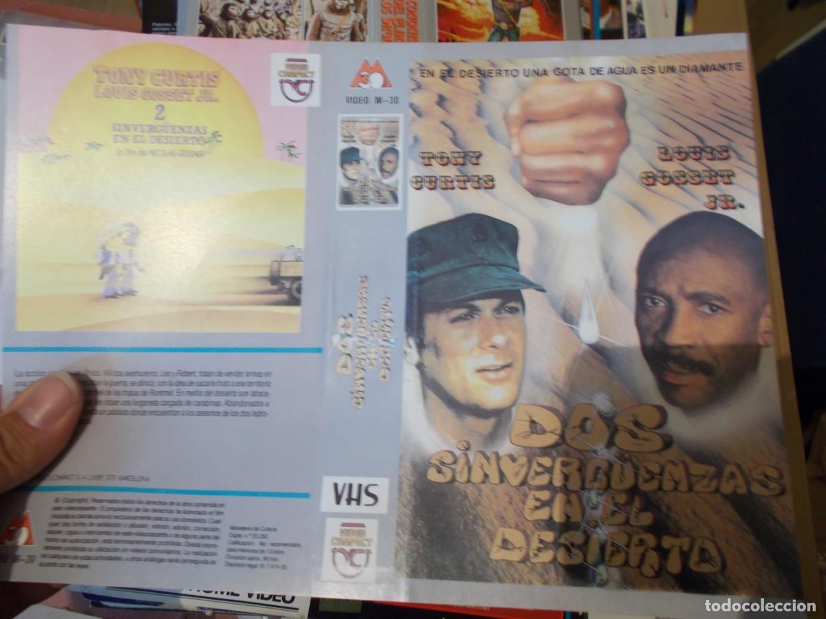 Cin&eacute;ma: DOS SINVERGUENZAS EN EL DESIERTO- CARATULA ORIGINAL PROCEDENTE DE VIDEO CLUB SOLO CARATULA