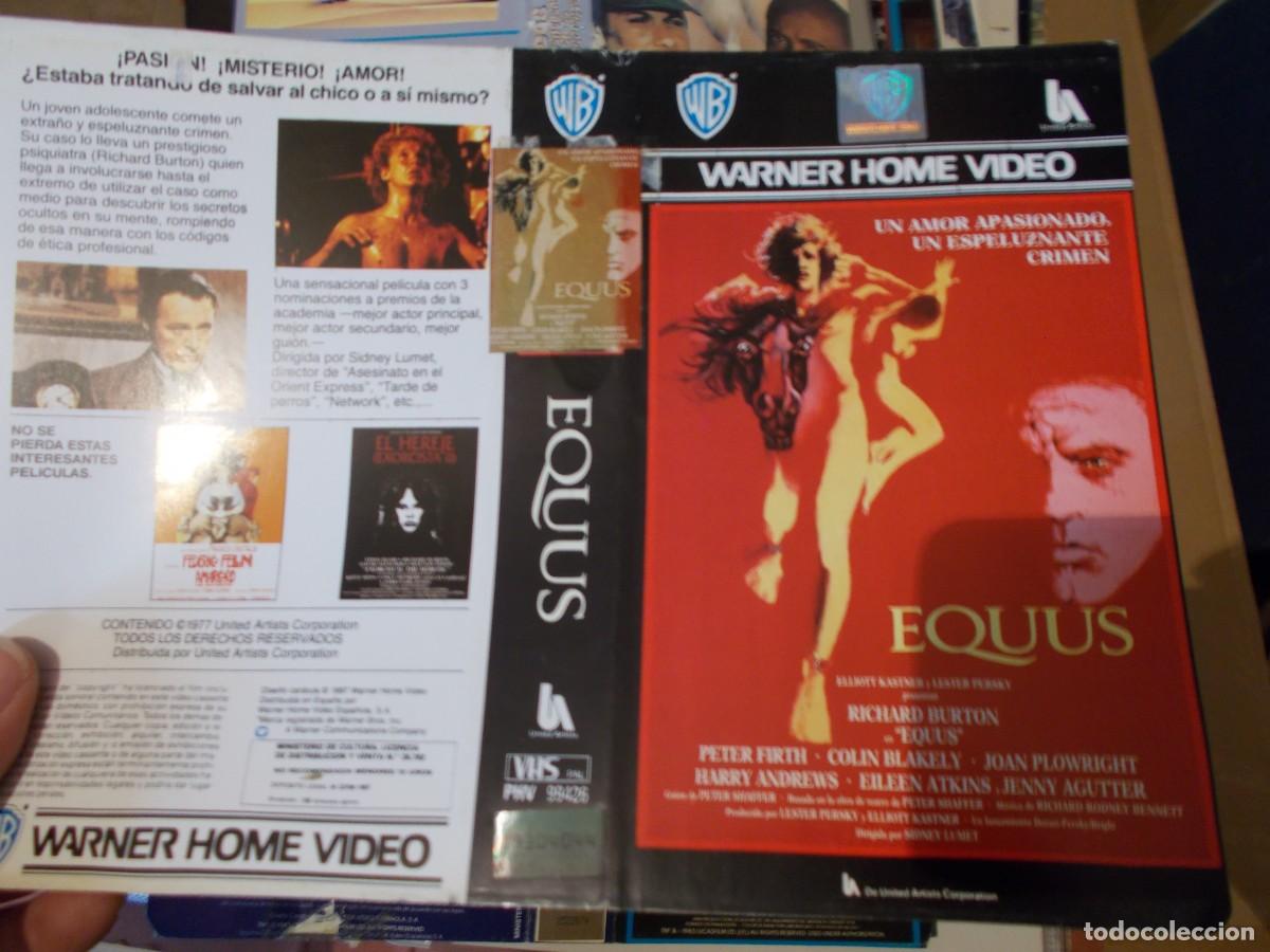 Cin&eacute;ma: EQUUS- CARATULA ORIGINAL PROCEDENTE DE VIDEO CLUB SOLO CARATULA