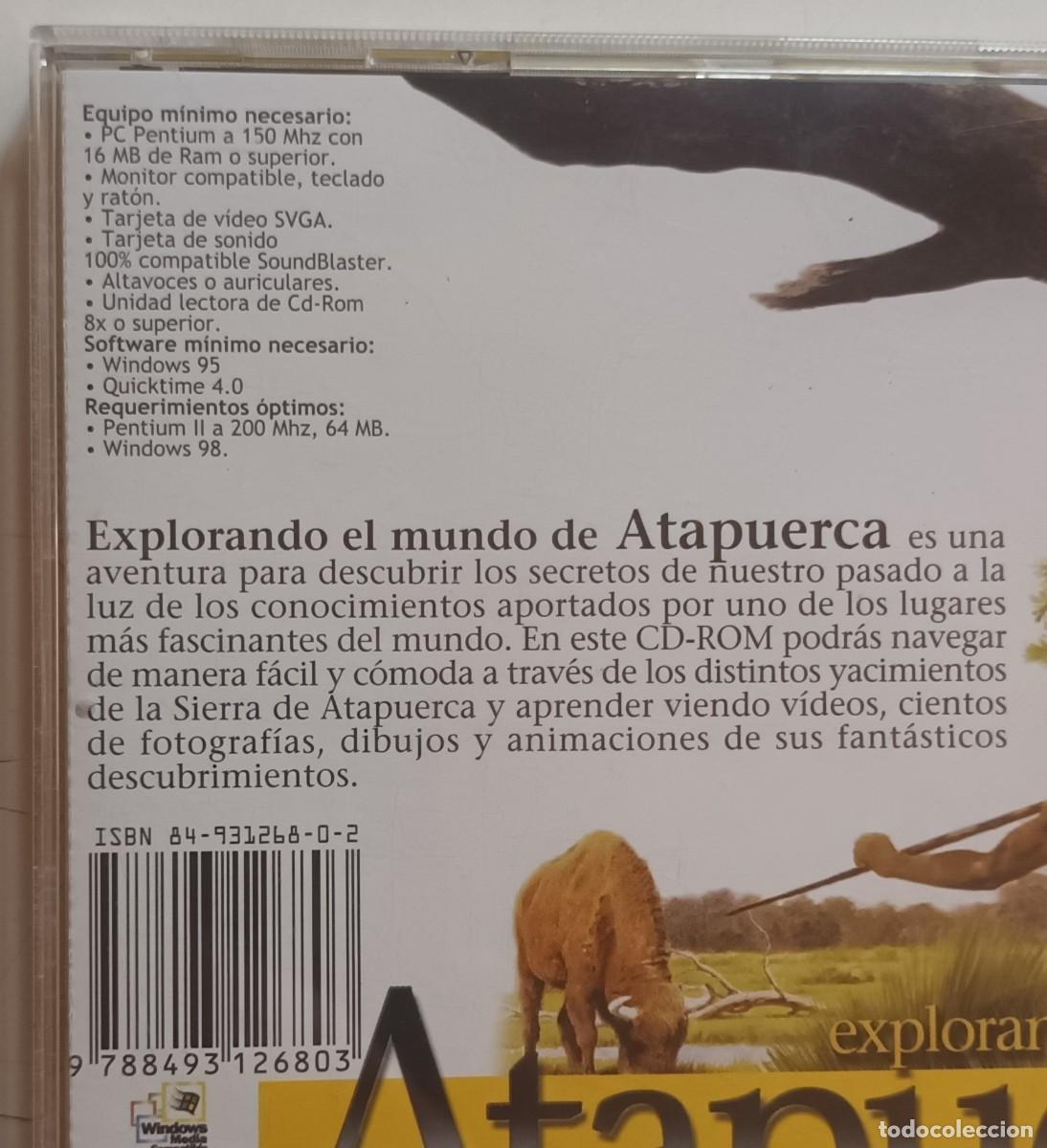 Cine: CD ROM - EXPLORANDO EL MUNDO DE ATAPUERTA - Foto 2