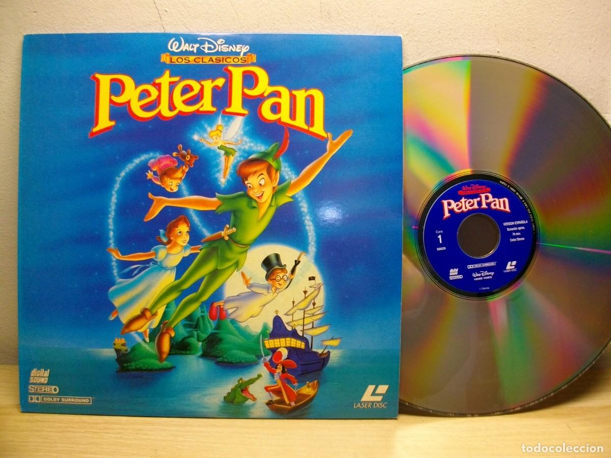 Cine: Peter Pan - Disney VIDEO LaserDisc + POSTER CARTELERA