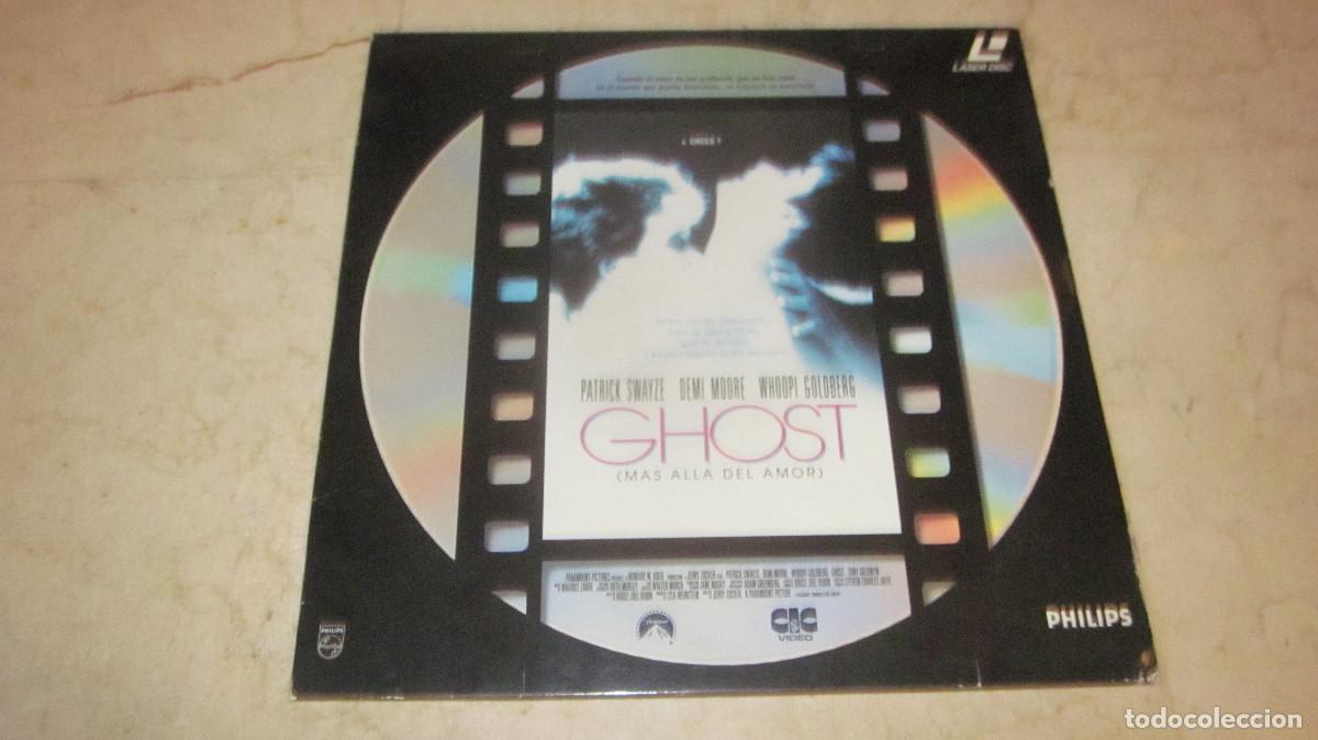 Cine: GHOST (MAS ALLA DEL AMOR) LASER DISC - PHILIPS 1992 - Foto 1