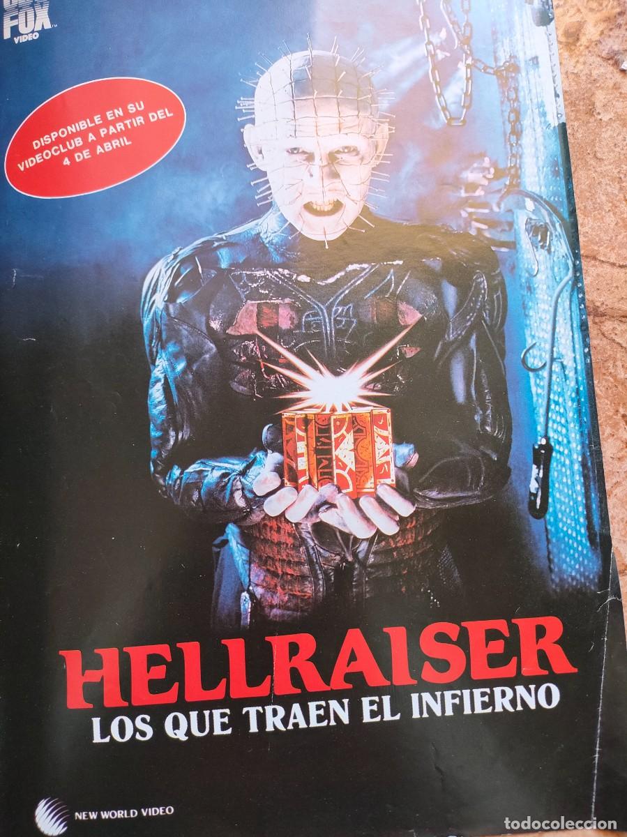 Cine: RECORTE LANZAMIENTO EN VIDEO - HELLRAISER - TERROR - Foto 1