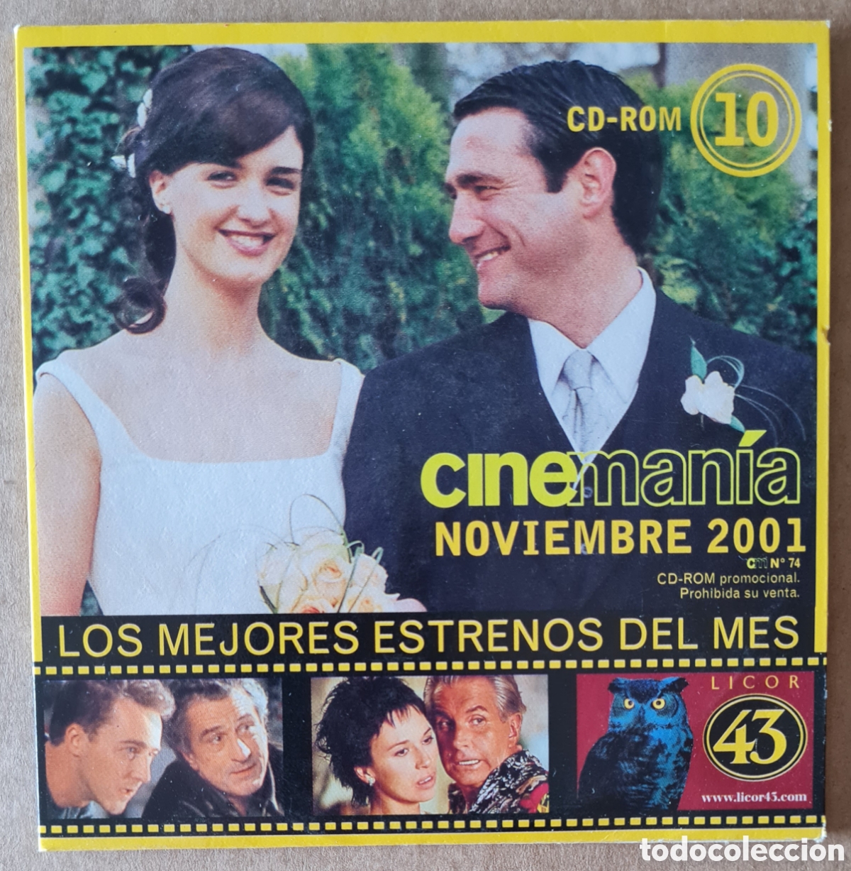 Cin&eacute;ma: CD-ROM - CINEMANIA NOVIEMBRE 2001