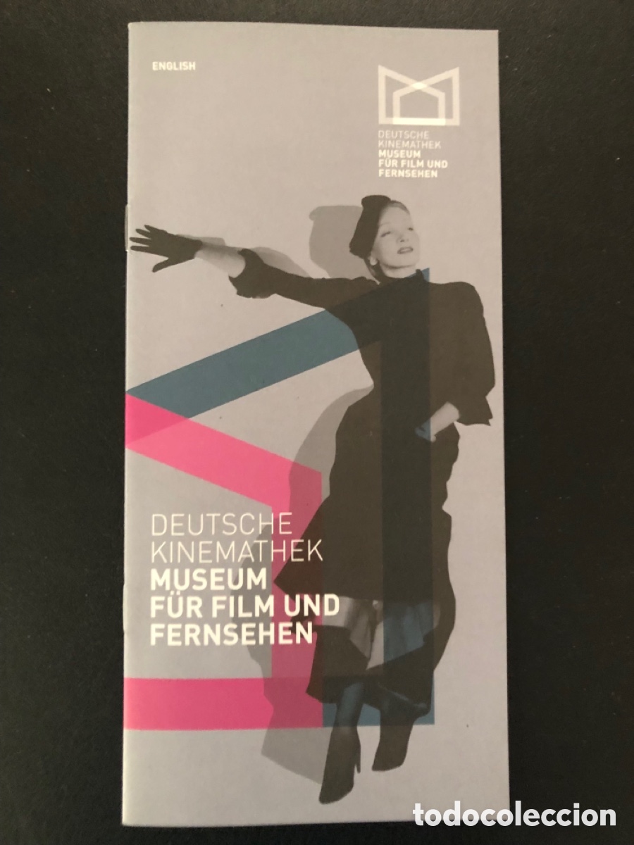 Cine: Programa museo del cine Berlin marlene Dietrich en ingl&eacute;s - Foto 1