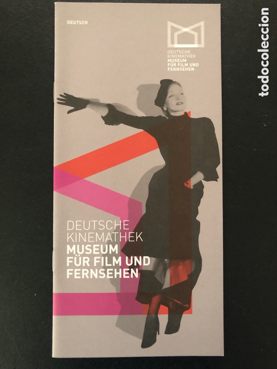 Cine: Programa museo del cine Berlin marlene Dietrich en Aleman - Foto 1