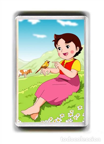 Cine: IMAN ACRILICO NEVERA - DIBUJOS ANIMADOS HEIDI PAJARO PICHI